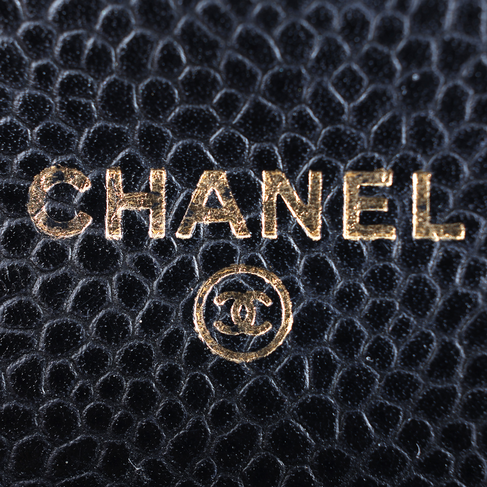 香奈兒 CHANEL 錢包 卡包  21開 黑金荔枝單層卡包 無附屬品