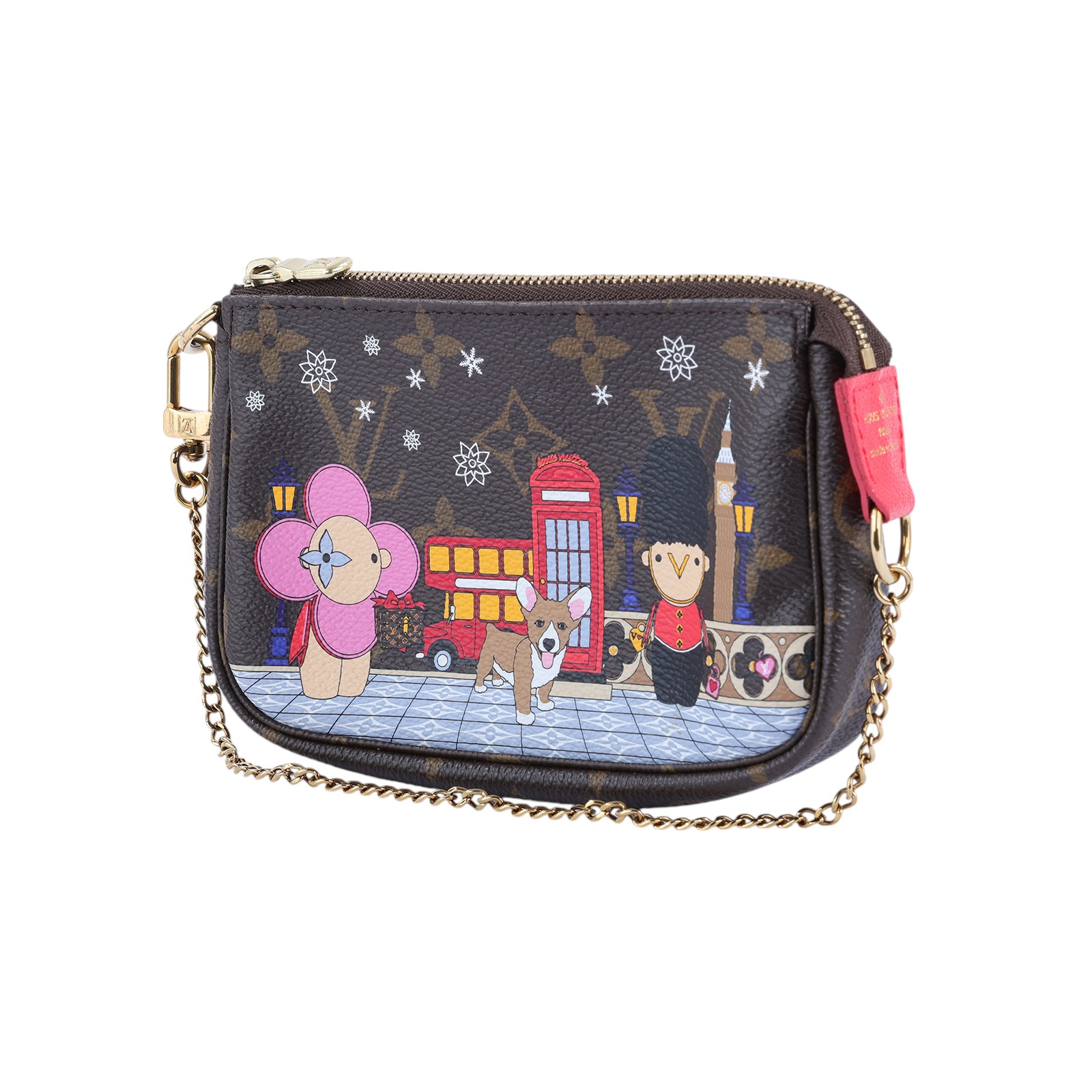 路易威登 LOUIS VUITTON Vivienne Mini Pochette Accessoire 鏈袋零錢包 M80863  無附屬品