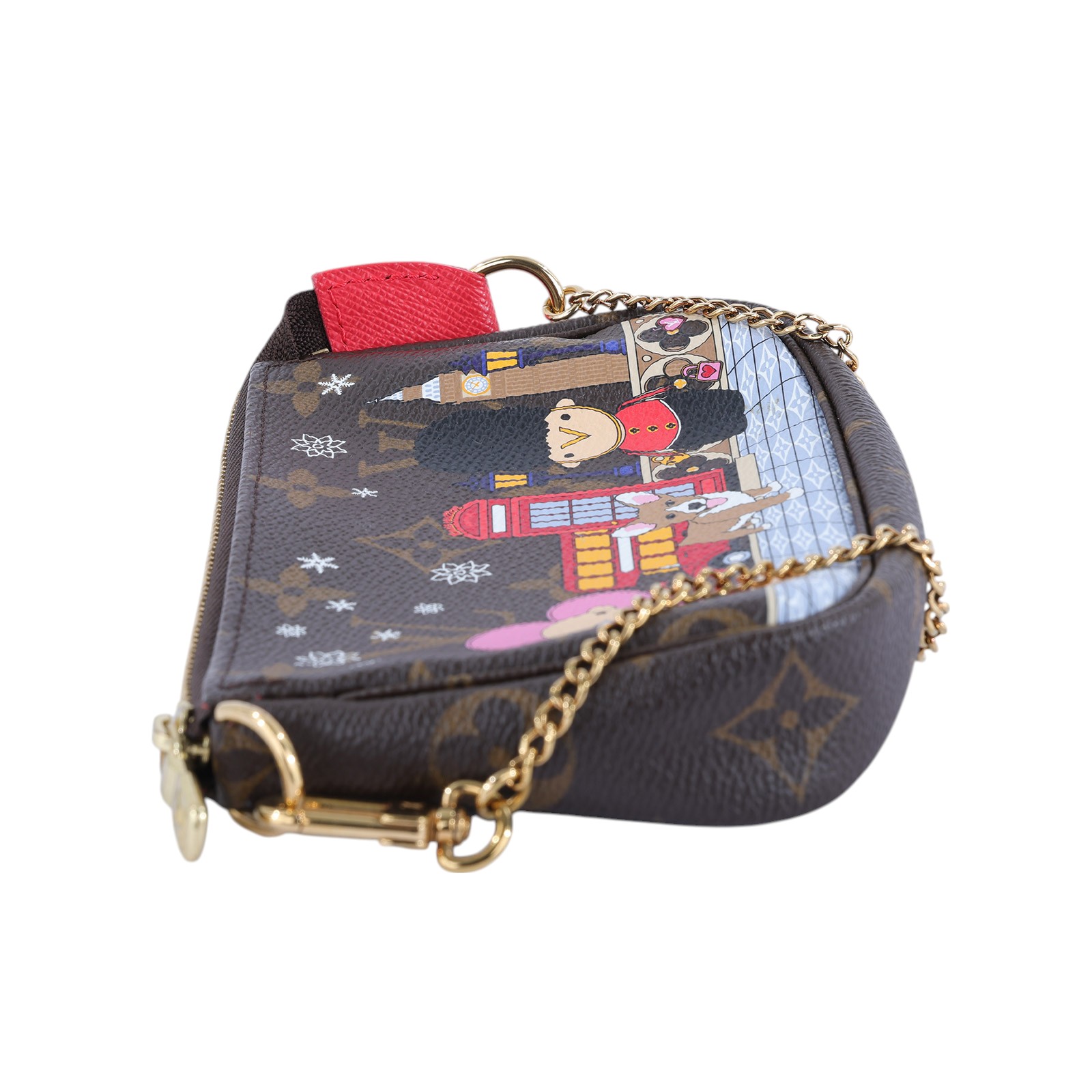路易威登 LOUIS VUITTON Vivienne Mini Pochette Accessoire 鏈袋零錢包 M80863  無附屬品