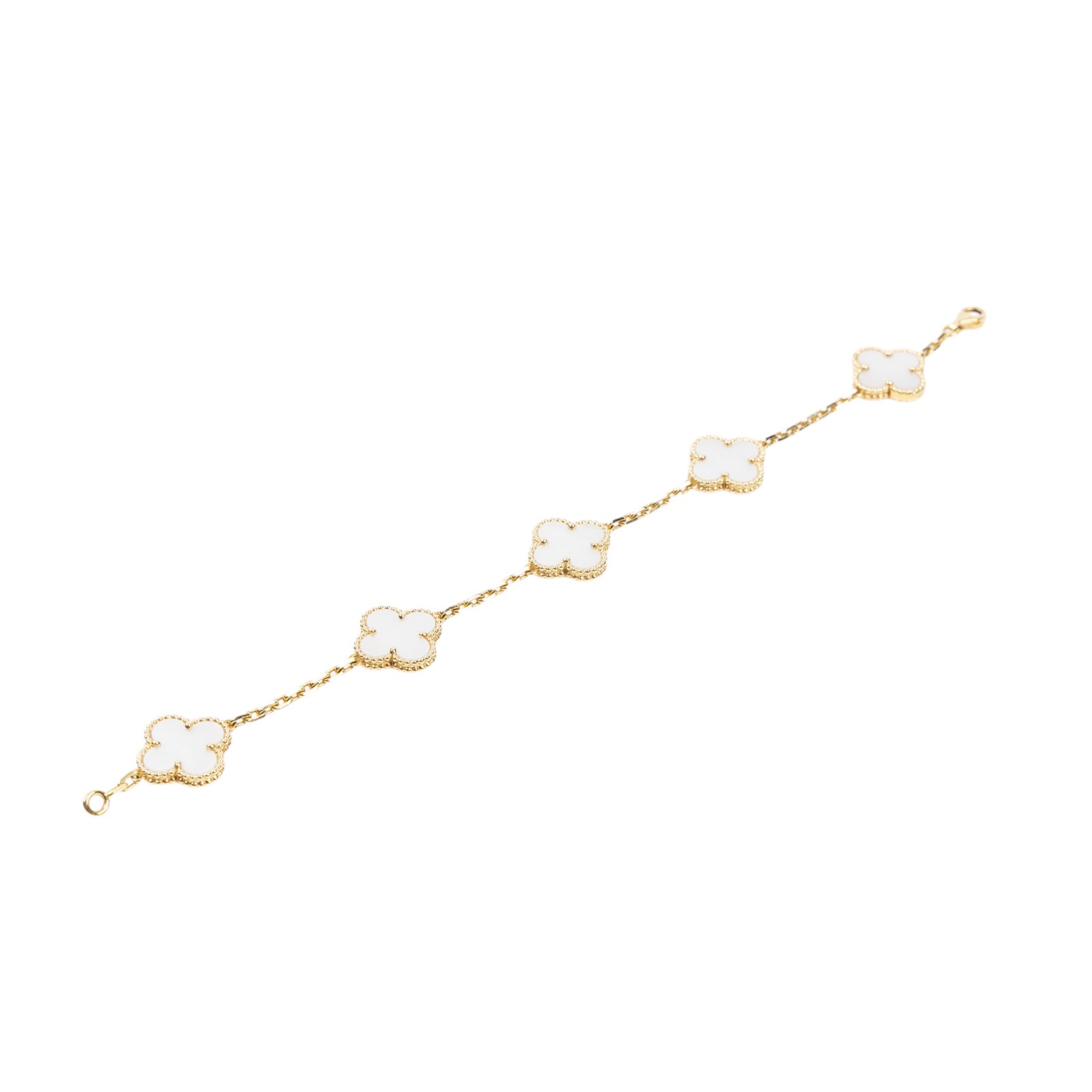 梵克雅寶 Van Cleef & Arpels Vintage Alhambra 手鍊 VCARA41800  原廠盒子/保證卡/購買證明