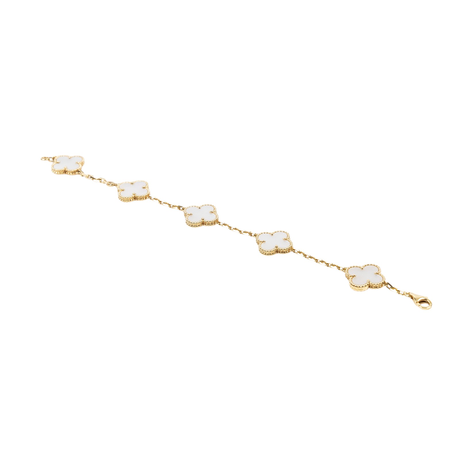 梵克雅寶 Van Cleef & Arpels Vintage Alhambra 手鍊 VCARA41800  原廠盒子/保證卡/購買證明