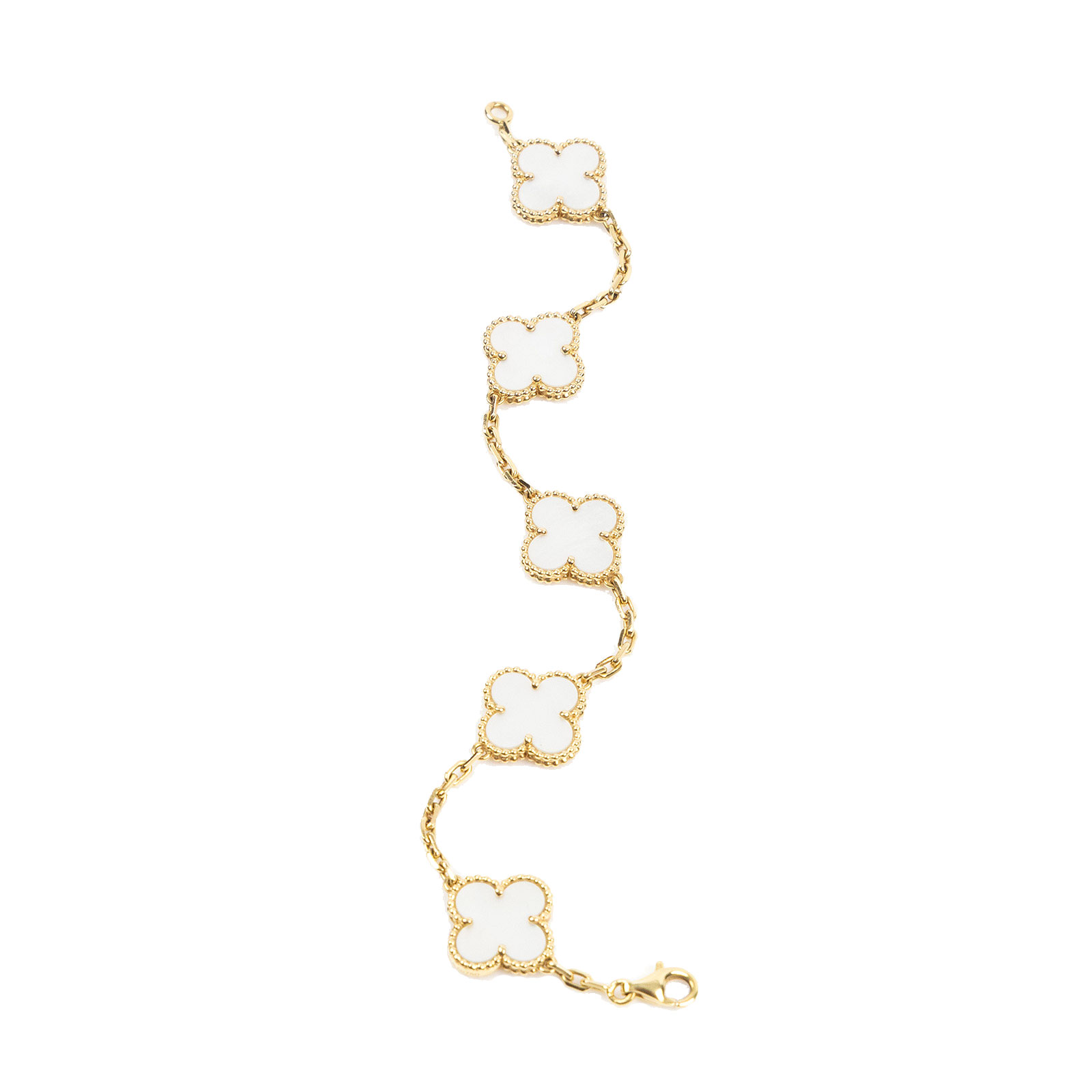 梵克雅寶 Van Cleef & Arpels Vintage Alhambra 手鍊 VCARA41800  原廠盒子/保證卡/購買證明
