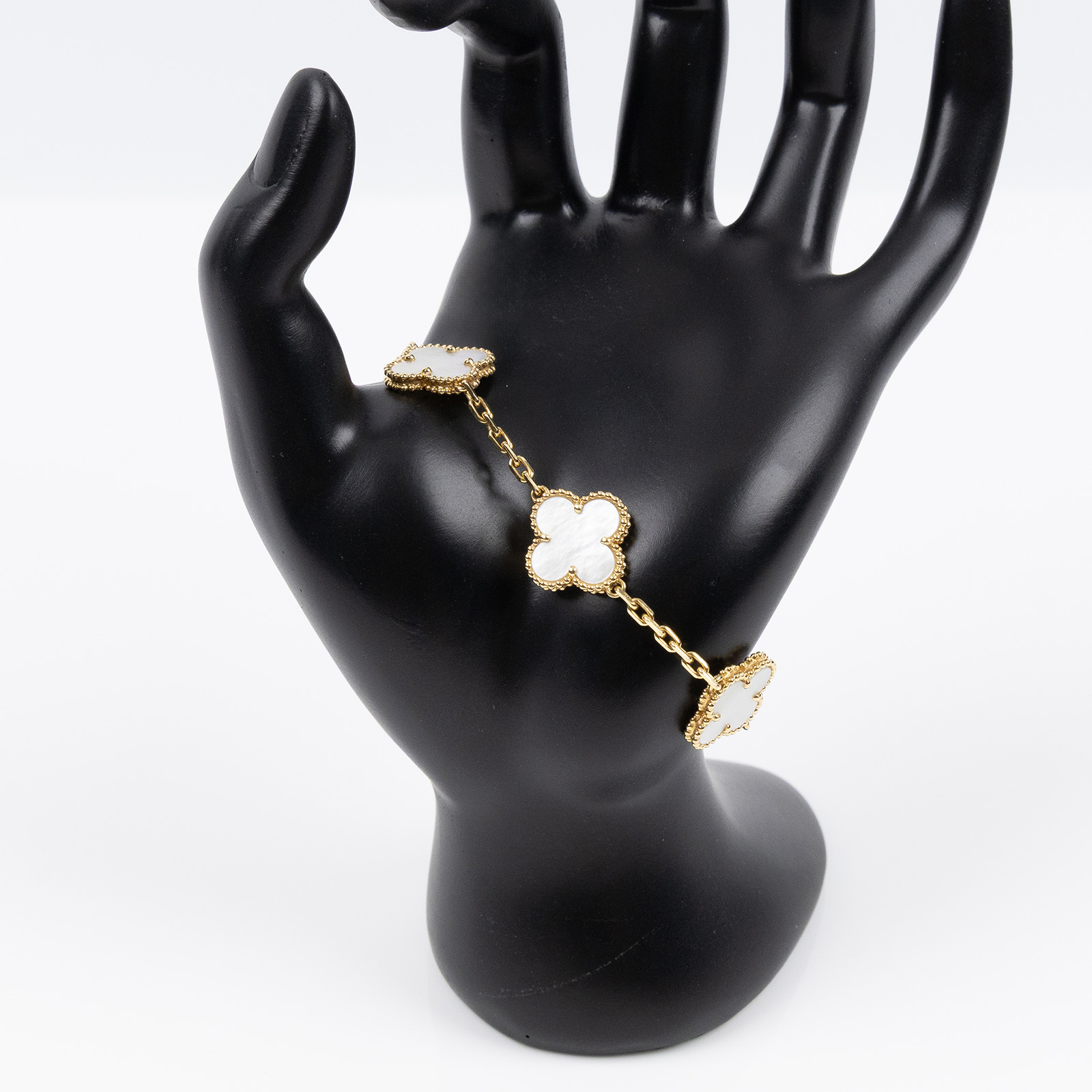 梵克雅寶 Van Cleef & Arpels Vintage Alhambra 手鍊 VCARA41800  原廠盒子/保證卡/購買證明