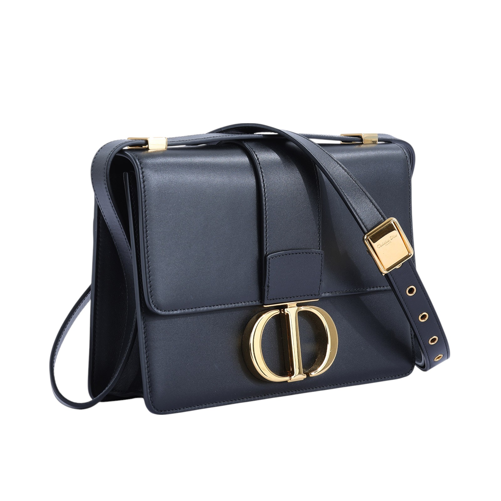 迪奧 CHRISTIAN DIOR 30 Montaigne 包 M9203UMOS 黑金蒙田30 防塵袋/保證卡