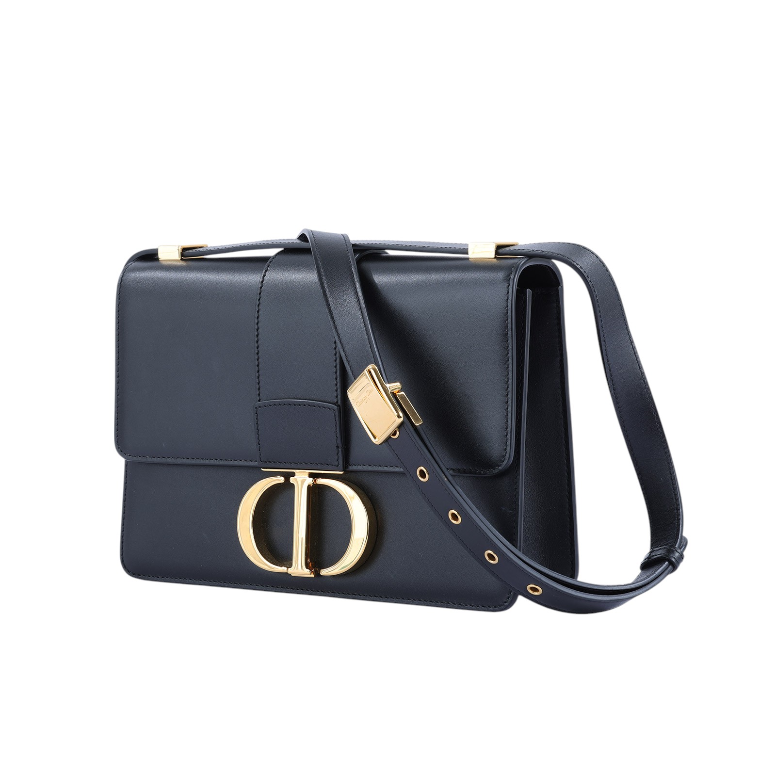 迪奧 CHRISTIAN DIOR 30 Montaigne 包 M9203UMOS 黑金蒙田30 防塵袋/保證卡