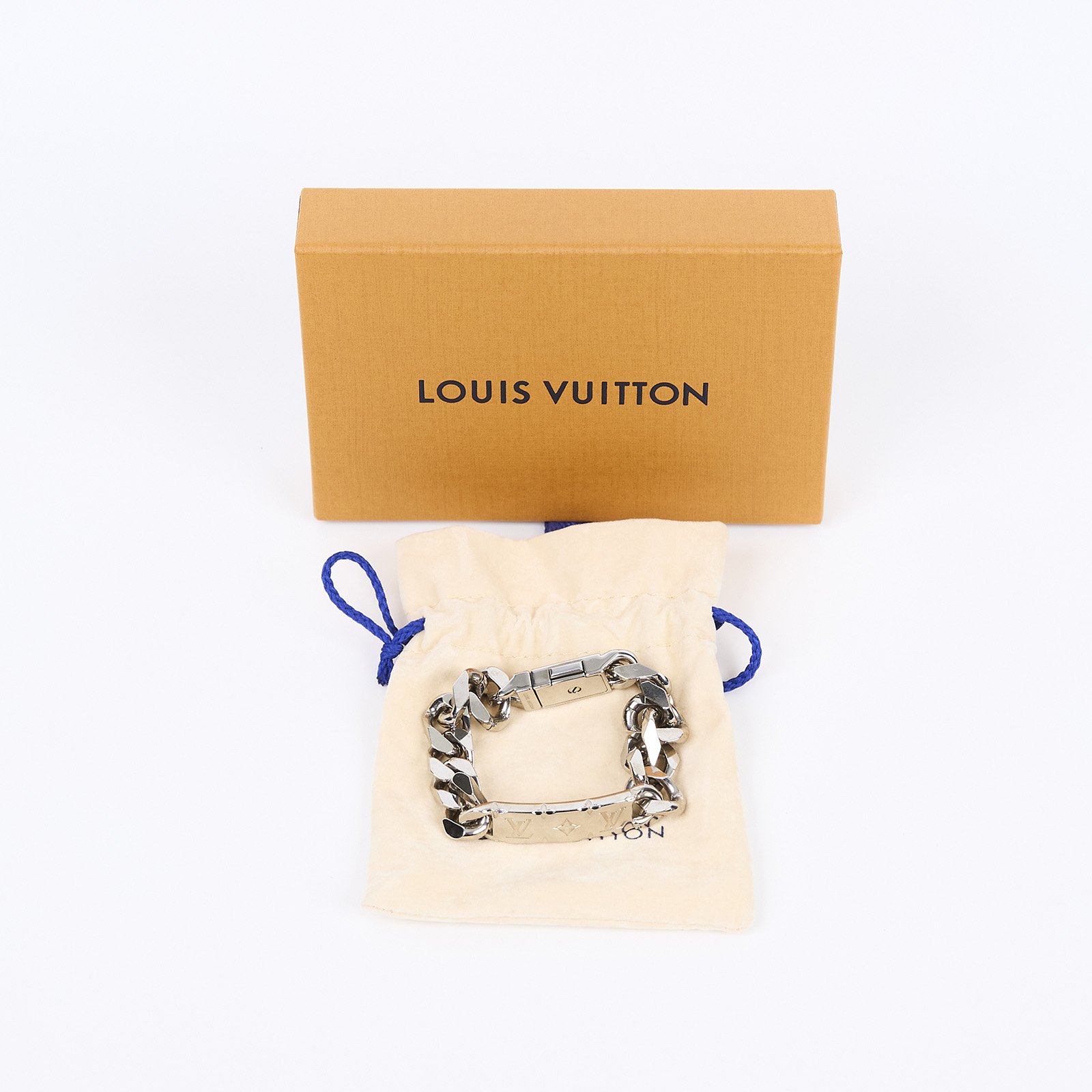 路易威登 LOUIS VUITTON 鍊式 手鐲 M00269 鎖鏈手鍊 原廠盒子/防塵袋