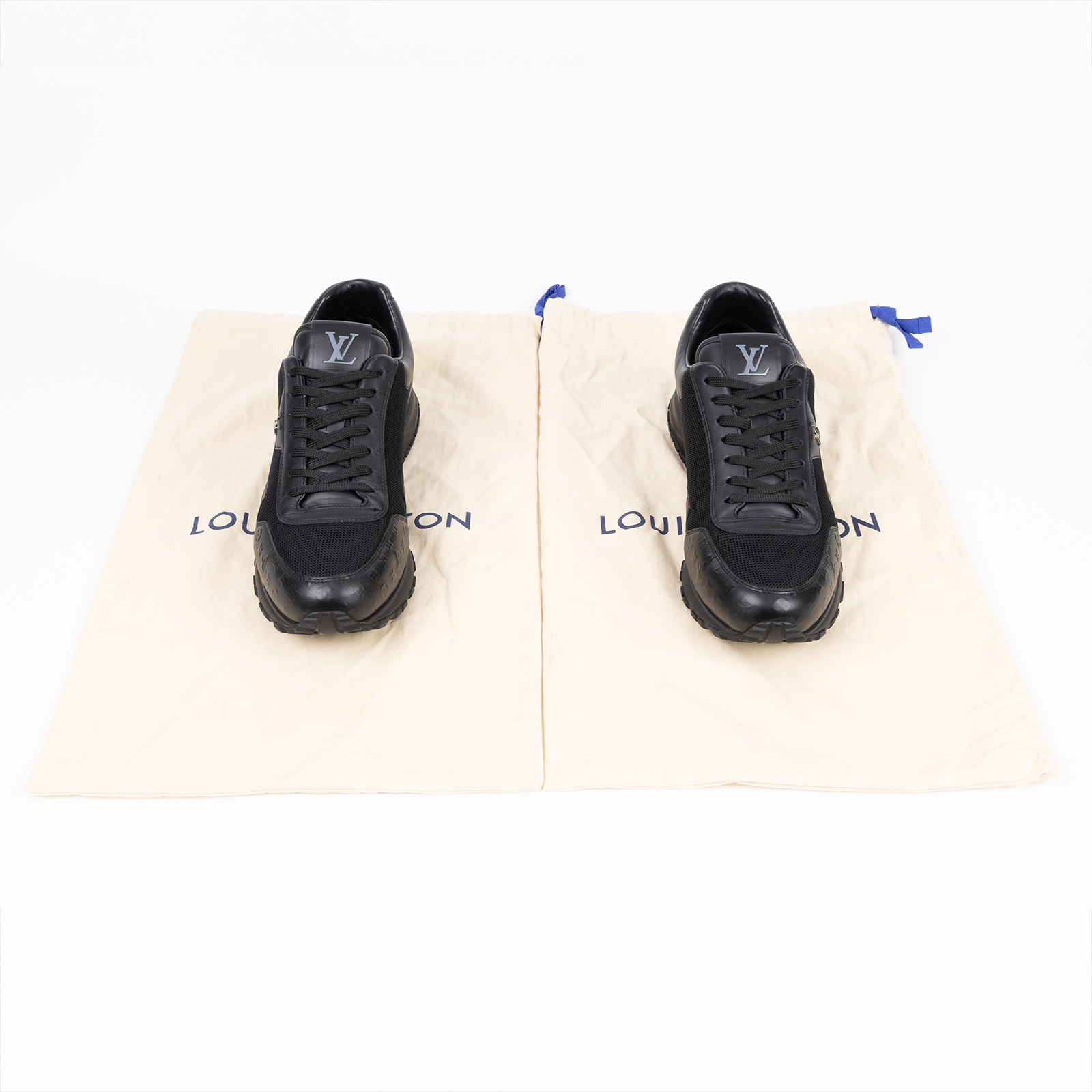 路易威登 LOUIS VUITTON Run Away 運動鞋 黑色 1AHSQY 黑壓紋RUN AWAY運動鞋#9 防塵袋2
