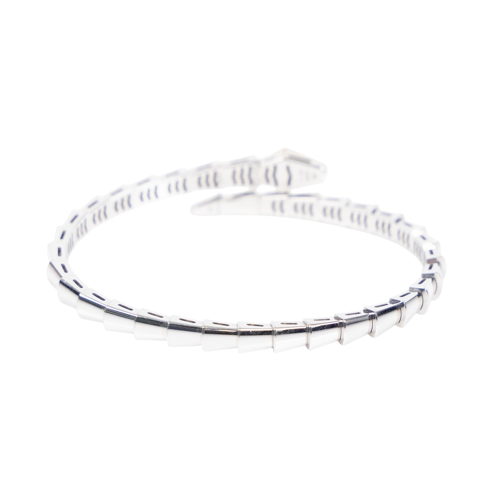 寶格麗 BVLGARI Serpenti Viper 手環 M 360719 18KWG Serpenti Viper手镯#16 原廠盒子2/證書/發票