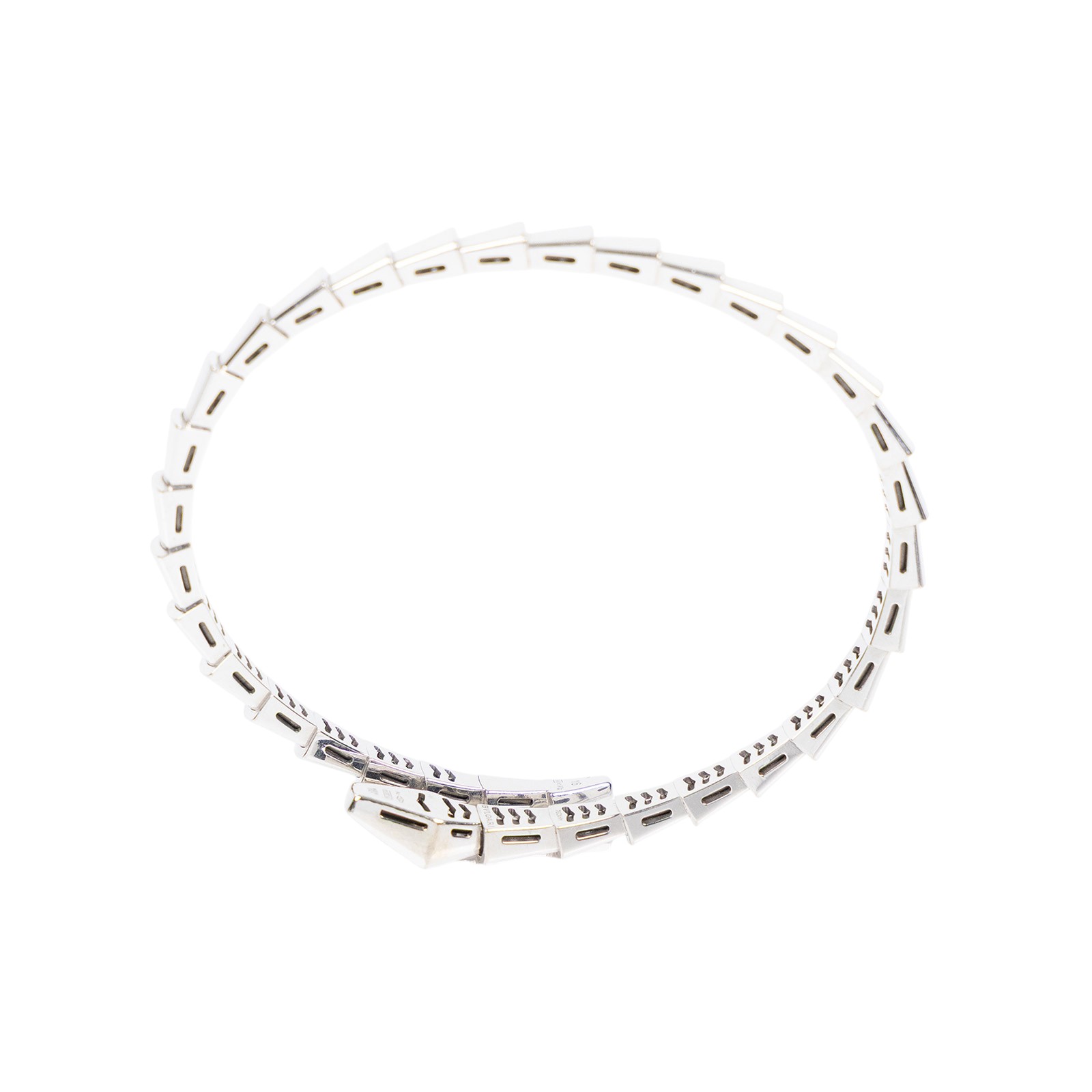 寶格麗 BVLGARI Serpenti Viper 手環 M 360719 18KWG Serpenti Viper手镯#16 原廠盒子2/證書/發票