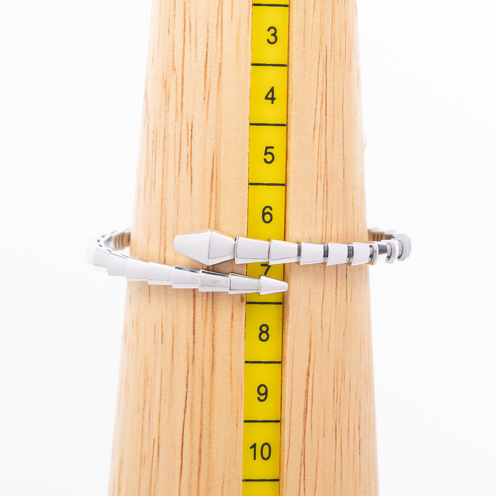 寶格麗 BVLGARI Serpenti Viper 手環 M 360719 18KWG Serpenti Viper手镯#16 原廠盒子2/證書/發票