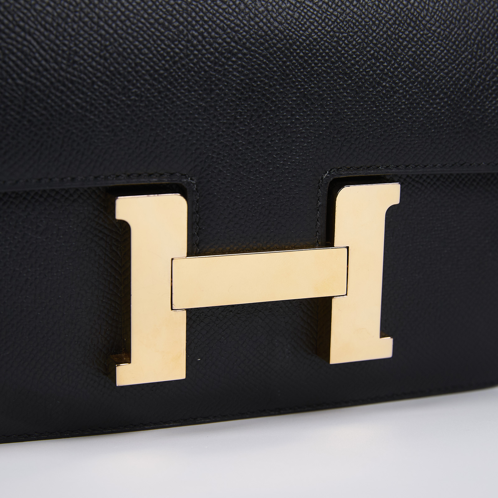 愛馬仕 Hermès Constance Bag 康康包 24 CN24 Y HT B15 AU Y刻 黑金CONSTANCE24 無附屬品