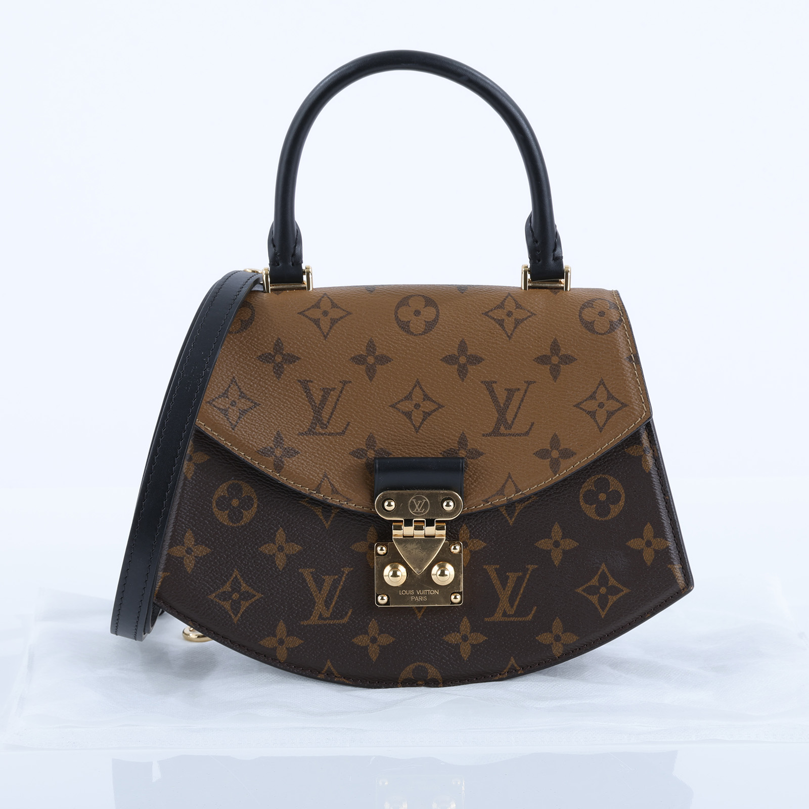 路易威登 LOUIS VUITTON Tilsitt 肩背包 M46548 晶片款 雙色Tilsitt手提包 2WAY 背帶