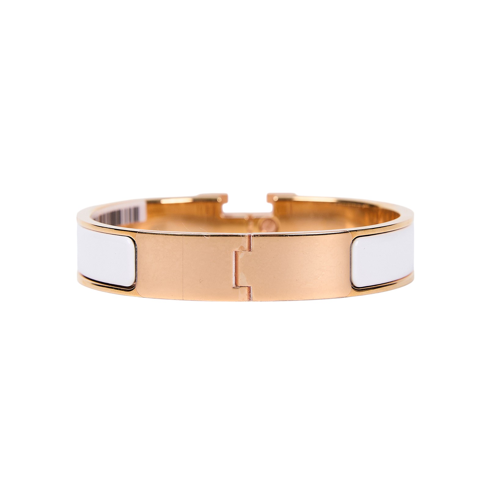 愛馬仕 Hermès Clic H PM 手環 白色 H700001FO31PM 700001FO31PM/ST1213  原廠盒子/防塵袋