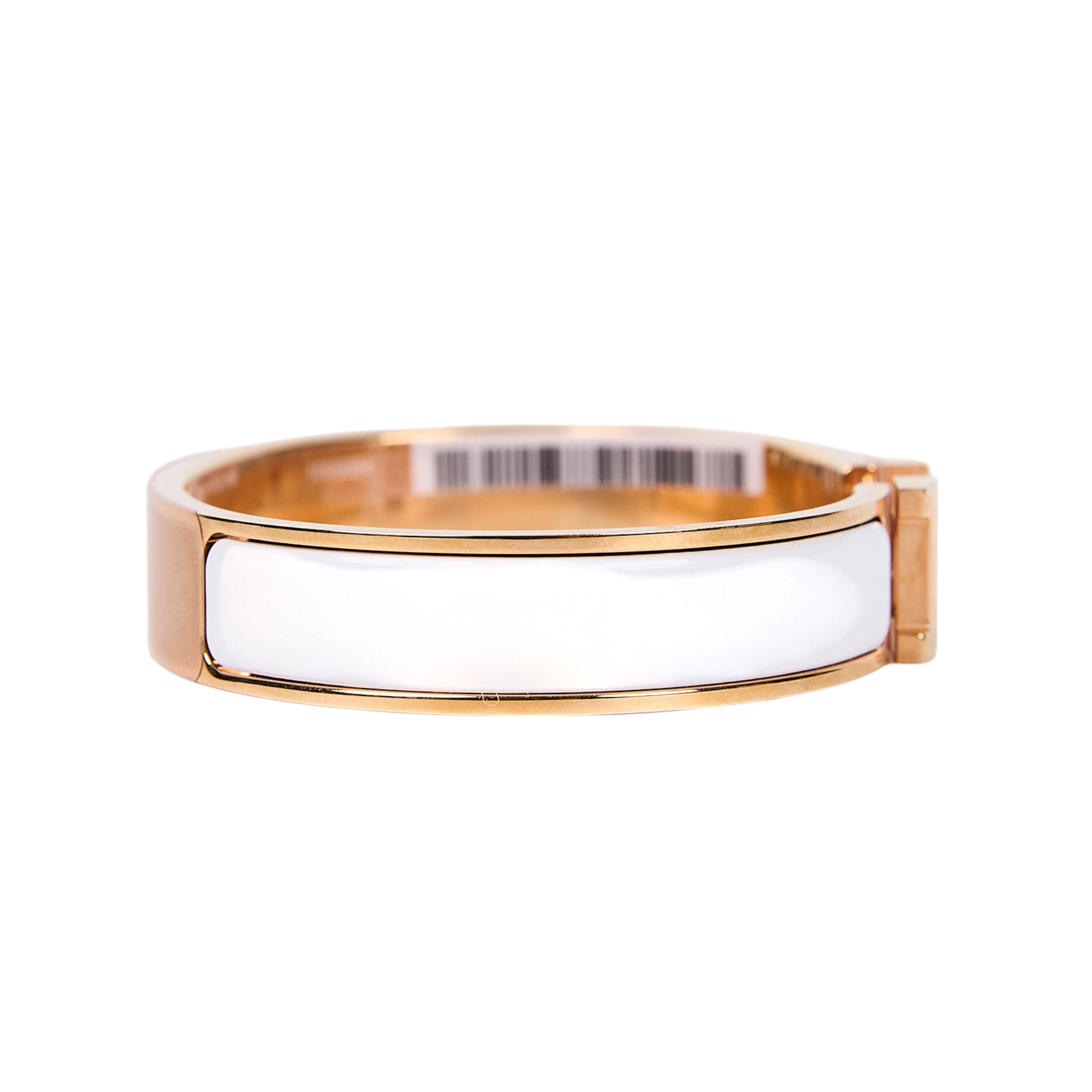 愛馬仕 Hermès Clic H PM 手環 白色 H700001FO31PM 700001FO31PM/ST1213  原廠盒子/防塵袋