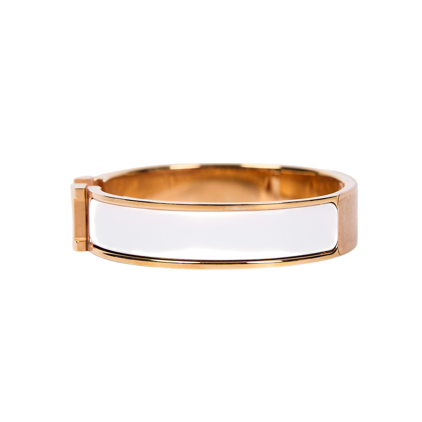 愛馬仕 Hermès Clic H PM 手環 白色 H700001FO31PM 700001FO31PM/ST1213  原廠盒子/防塵袋