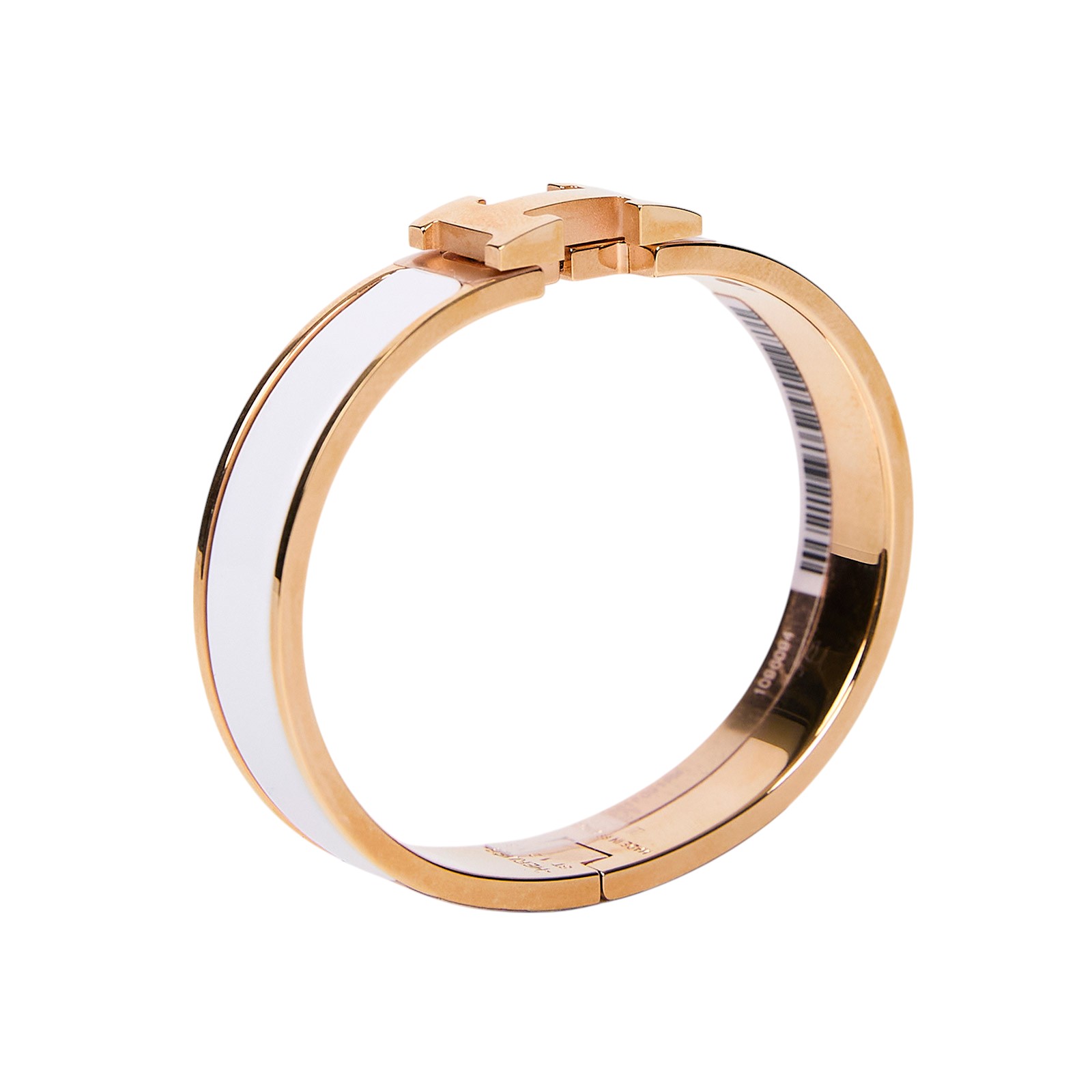 愛馬仕 Hermès Clic H PM 手環 白色 H700001FO31PM 700001FO31PM/ST1213  原廠盒子/防塵袋