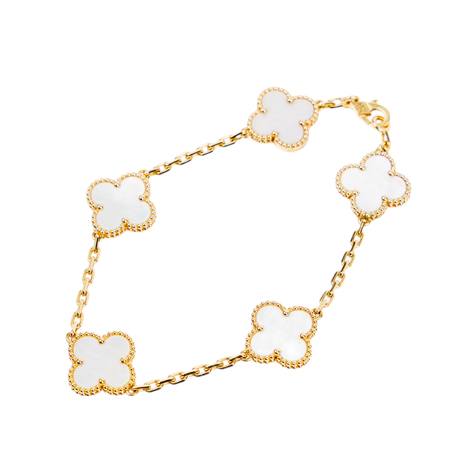梵克雅寶 Van Cleef & Arpels Vintage Alhambra 手鍊 VCARA41800  原廠盒子/防塵袋/保證卡