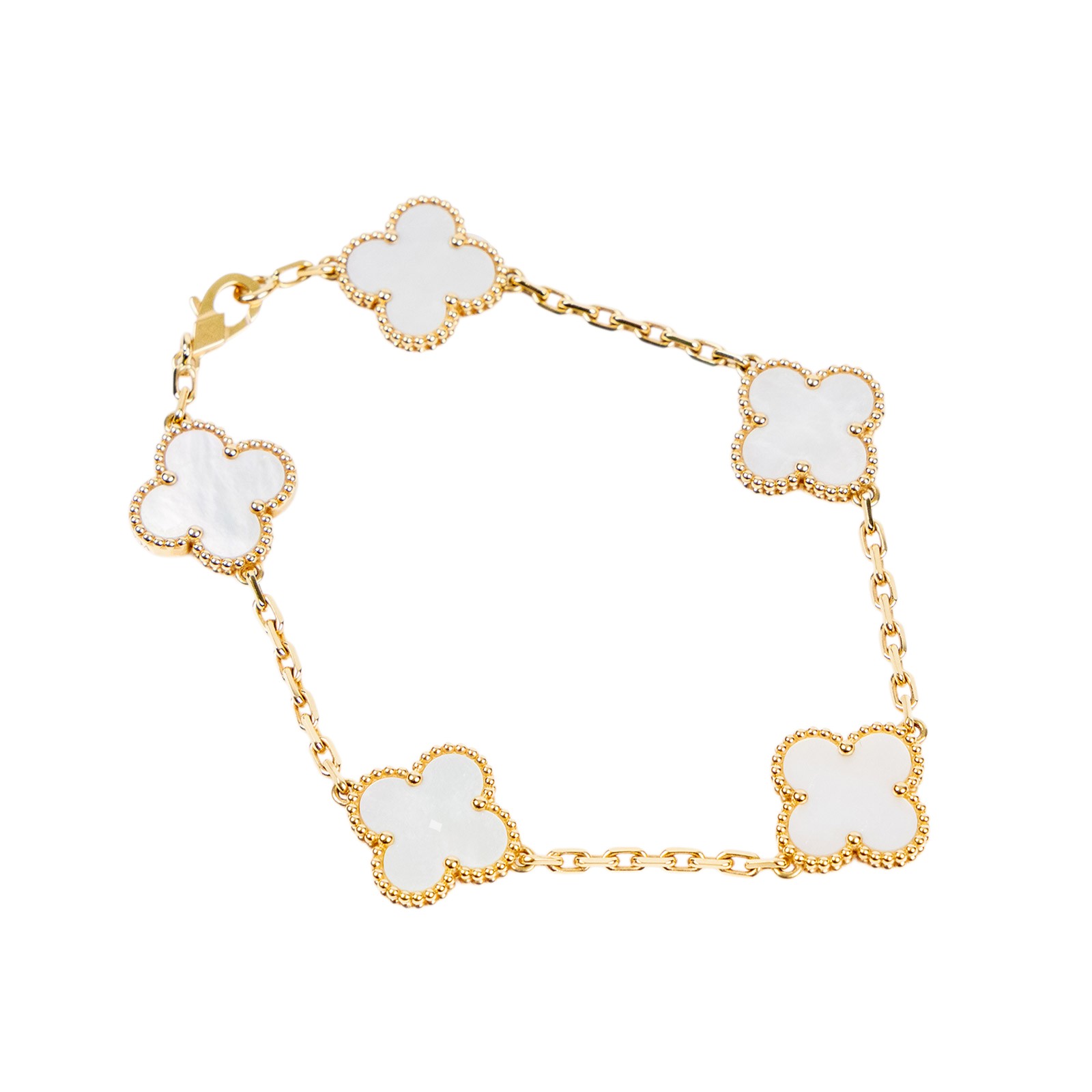 梵克雅寶 Van Cleef & Arpels Vintage Alhambra 手鍊 VCARA41800  原廠盒子/防塵袋/保證卡