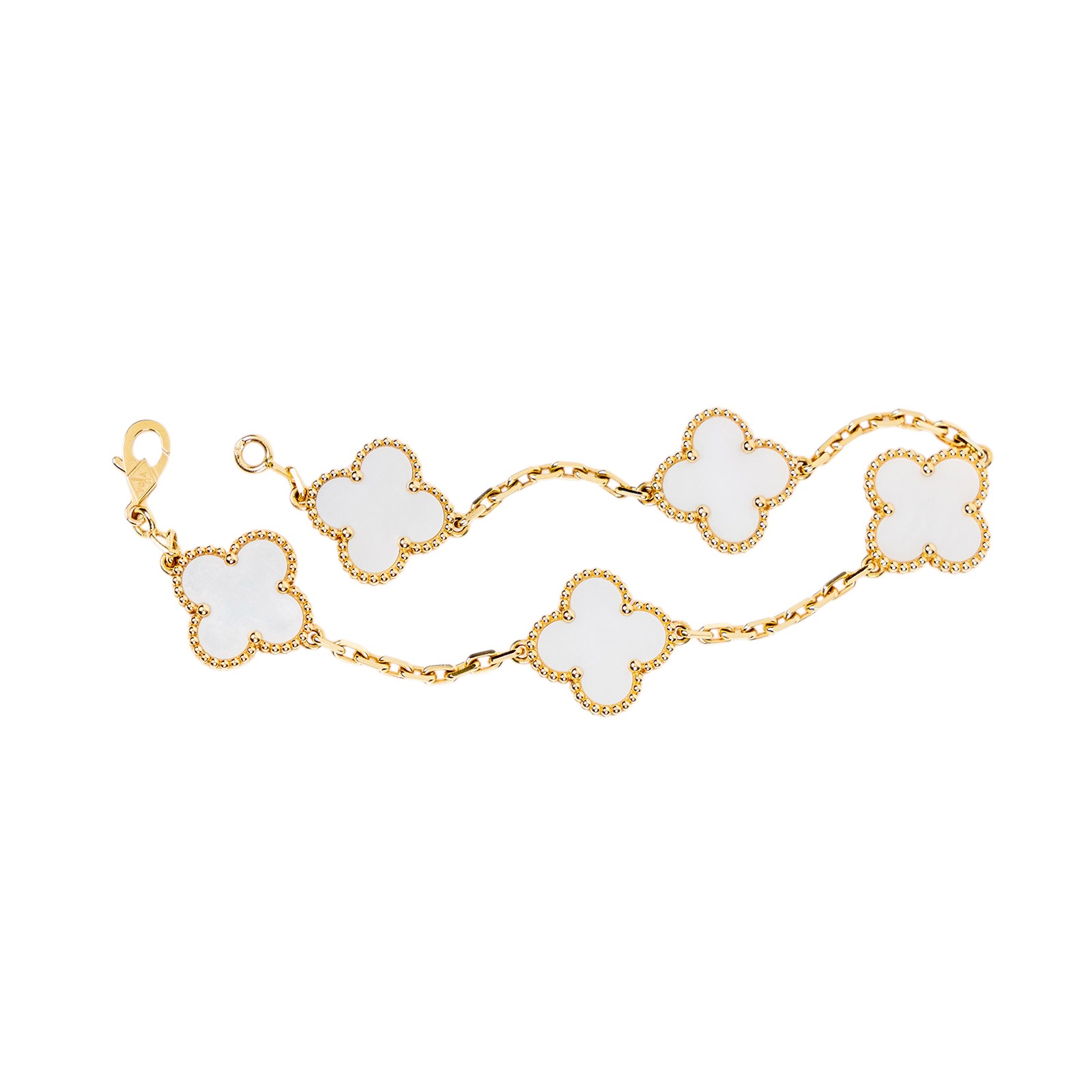 梵克雅寶 Van Cleef & Arpels Vintage Alhambra 手鍊 VCARA41800  原廠盒子/防塵袋/保證卡