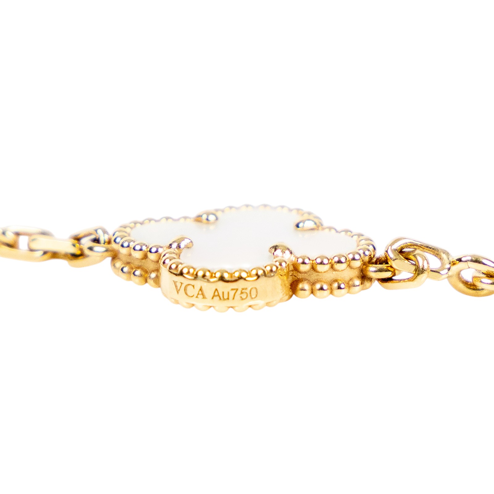 梵克雅寶 Van Cleef & Arpels Vintage Alhambra 手鍊 VCARA41800  原廠盒子/防塵袋/保證卡