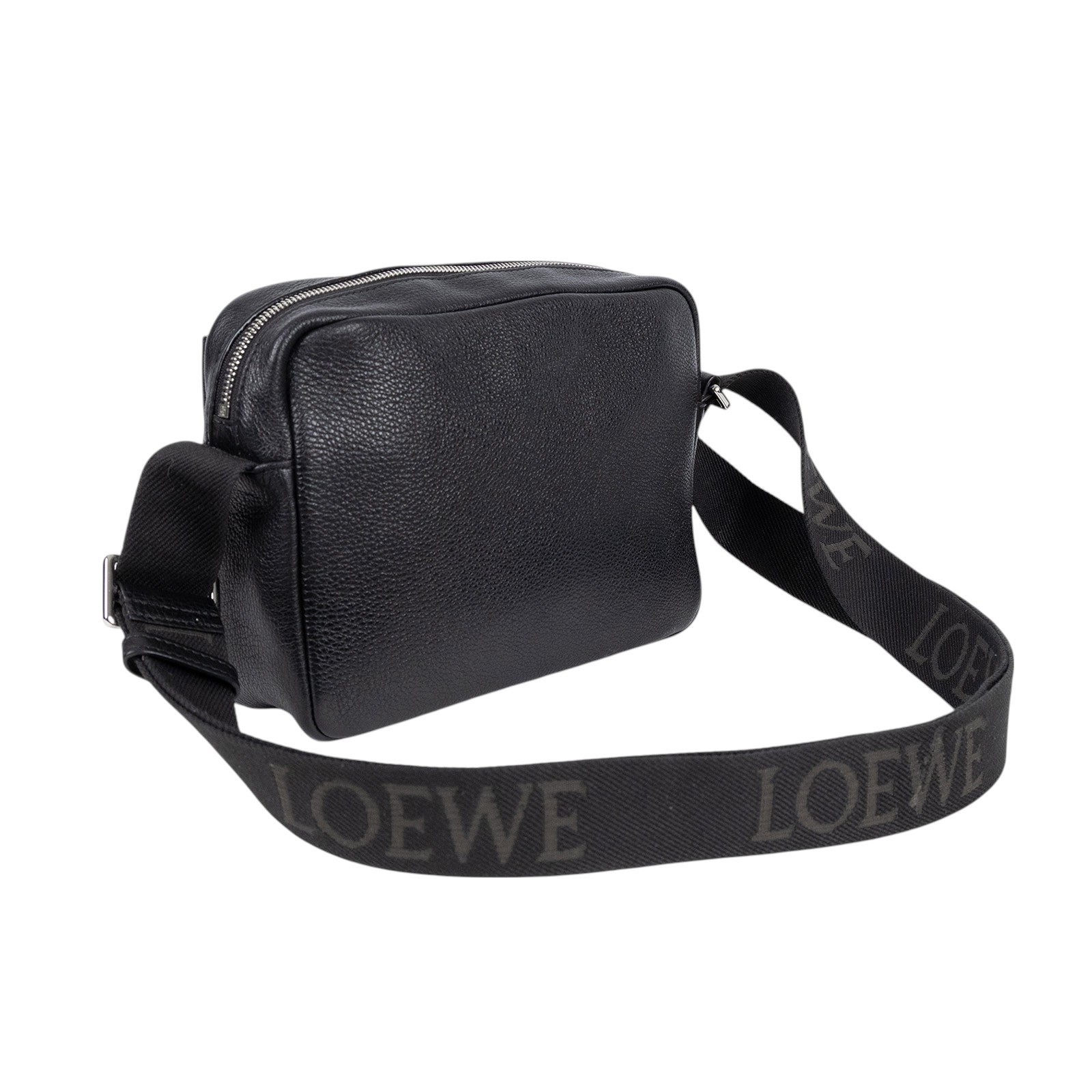 羅意威 LOEWE Pebble 郵差包 中型 BANBA73X01 黑Pebble 郵差包 中號 無附屬品