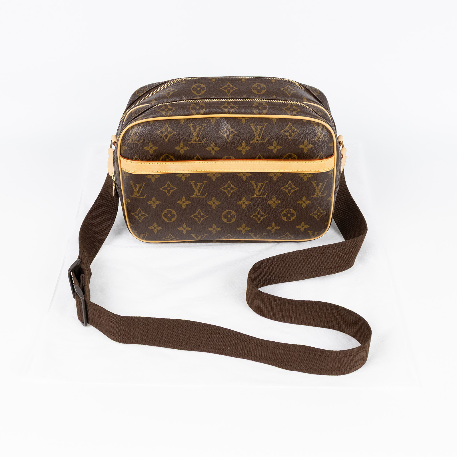 路易威登 LOUIS VUITTON Reporter PM 記者包 M45254 原花REPORTER肩背包 PM 無附屬品