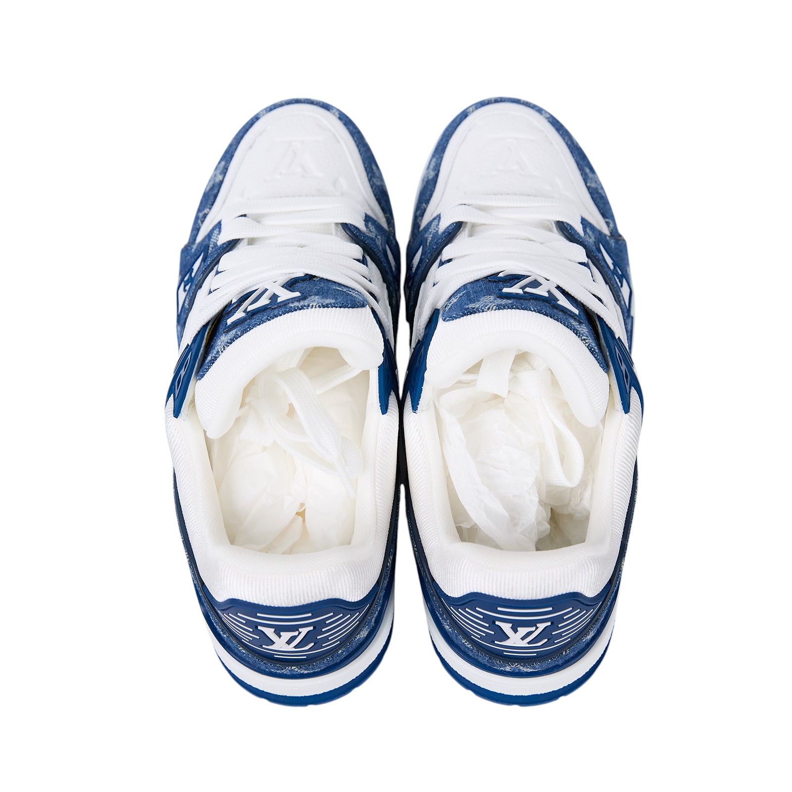 路易威登 LOUIS VUITTON LV Trainer 運動鞋  牛仔TRAINER 原廠盒子/防塵袋