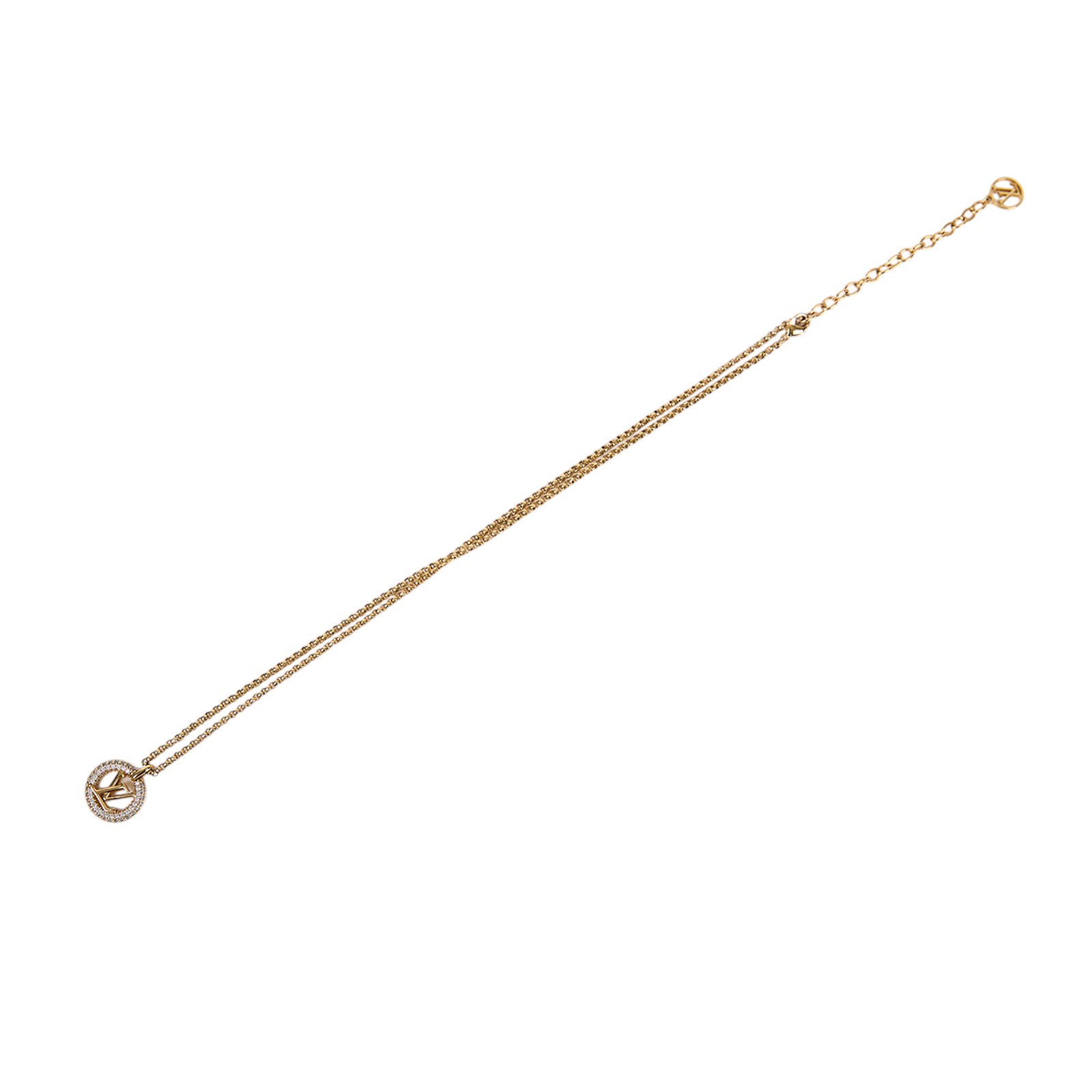 路易威登 LOUIS VUITTON Louise By Night Necklace 項鍊 M00759  原廠盒子/防塵袋