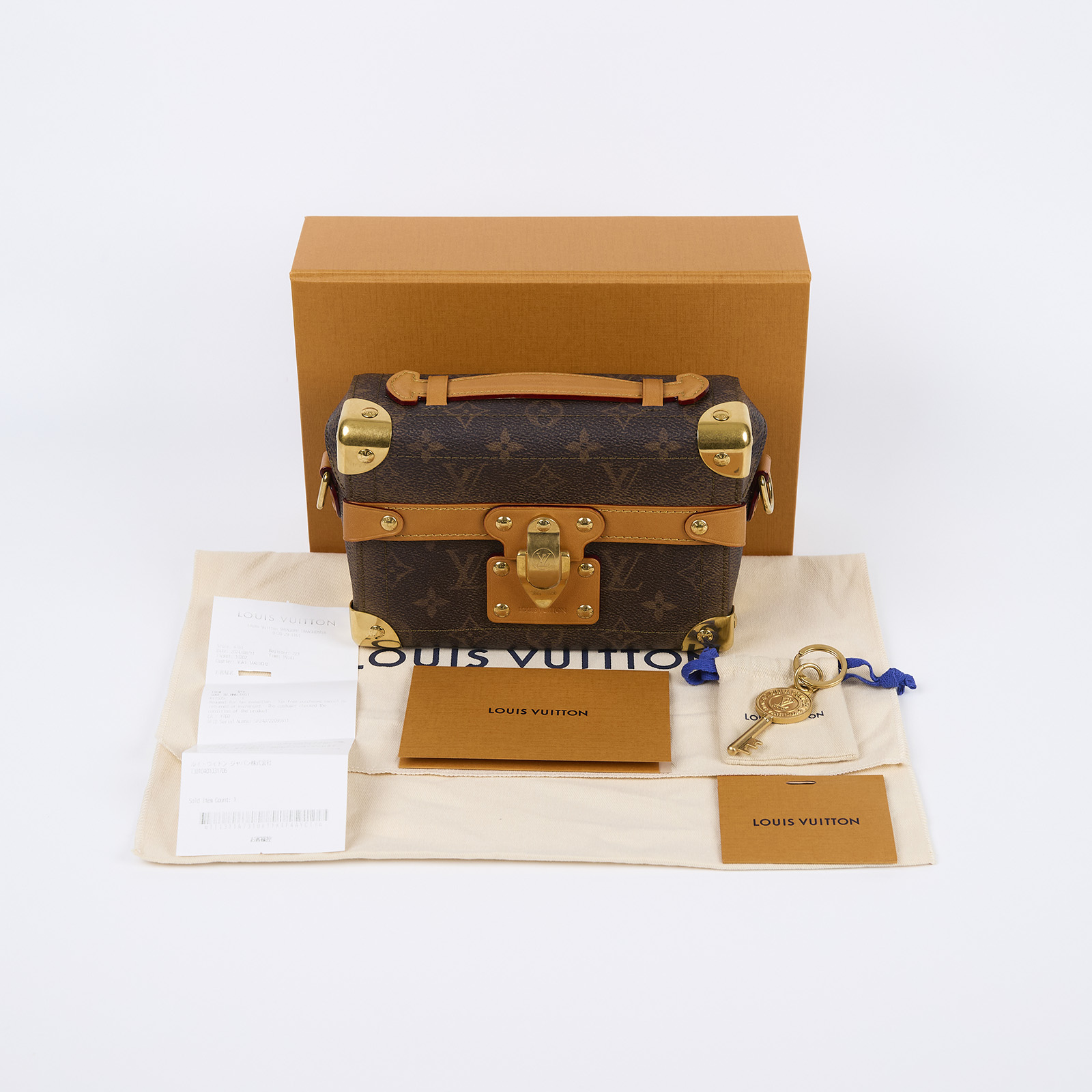 路易威登 LOUIS VUITTON Soul Trunk 隨身包 M11535 晶片款  原廠盒子/防塵袋2/背帶/鑰匙吊飾/購買證明