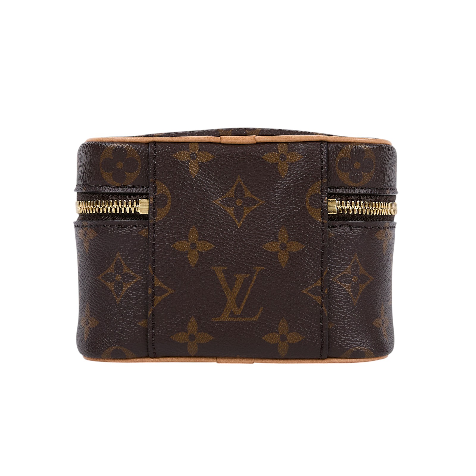路易威登 LOUIS VUITTON Nice Nano 經典帆布 梳洗袋 化妝箱 M44936 晶片款 原花Nice Nano化妝包 無附屬品