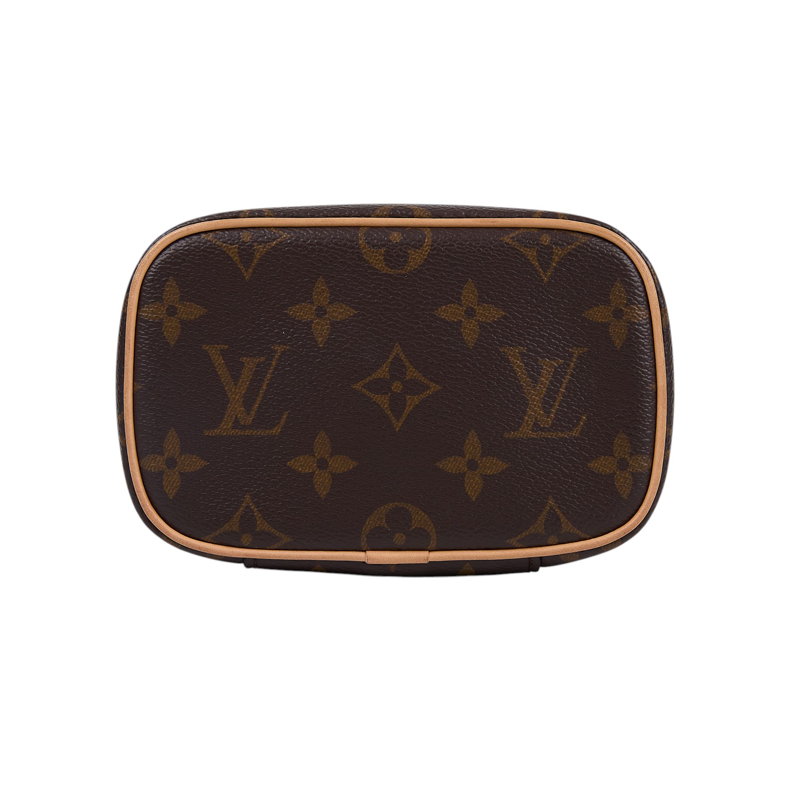 路易威登 LOUIS VUITTON Nice Nano 經典帆布 梳洗袋 化妝箱 M44936 晶片款 原花Nice Nano化妝包 無附屬品