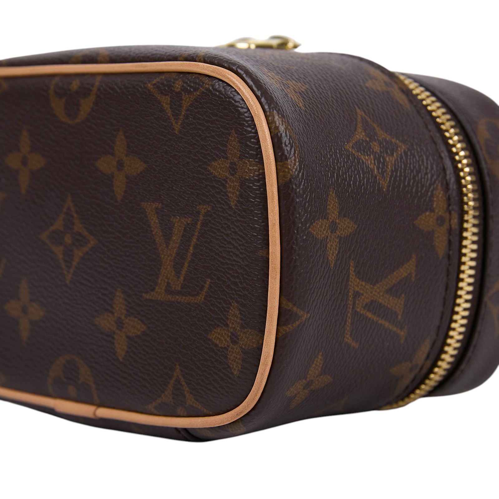 路易威登 LOUIS VUITTON Nice Nano 經典帆布 梳洗袋 化妝箱 M44936 晶片款 原花Nice Nano化妝包 無附屬品