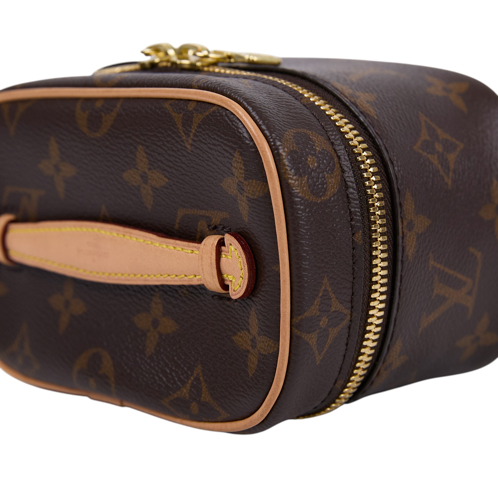 路易威登 LOUIS VUITTON Nice Nano 經典帆布 梳洗袋 化妝箱 M44936 晶片款 原花Nice Nano化妝包 無附屬品