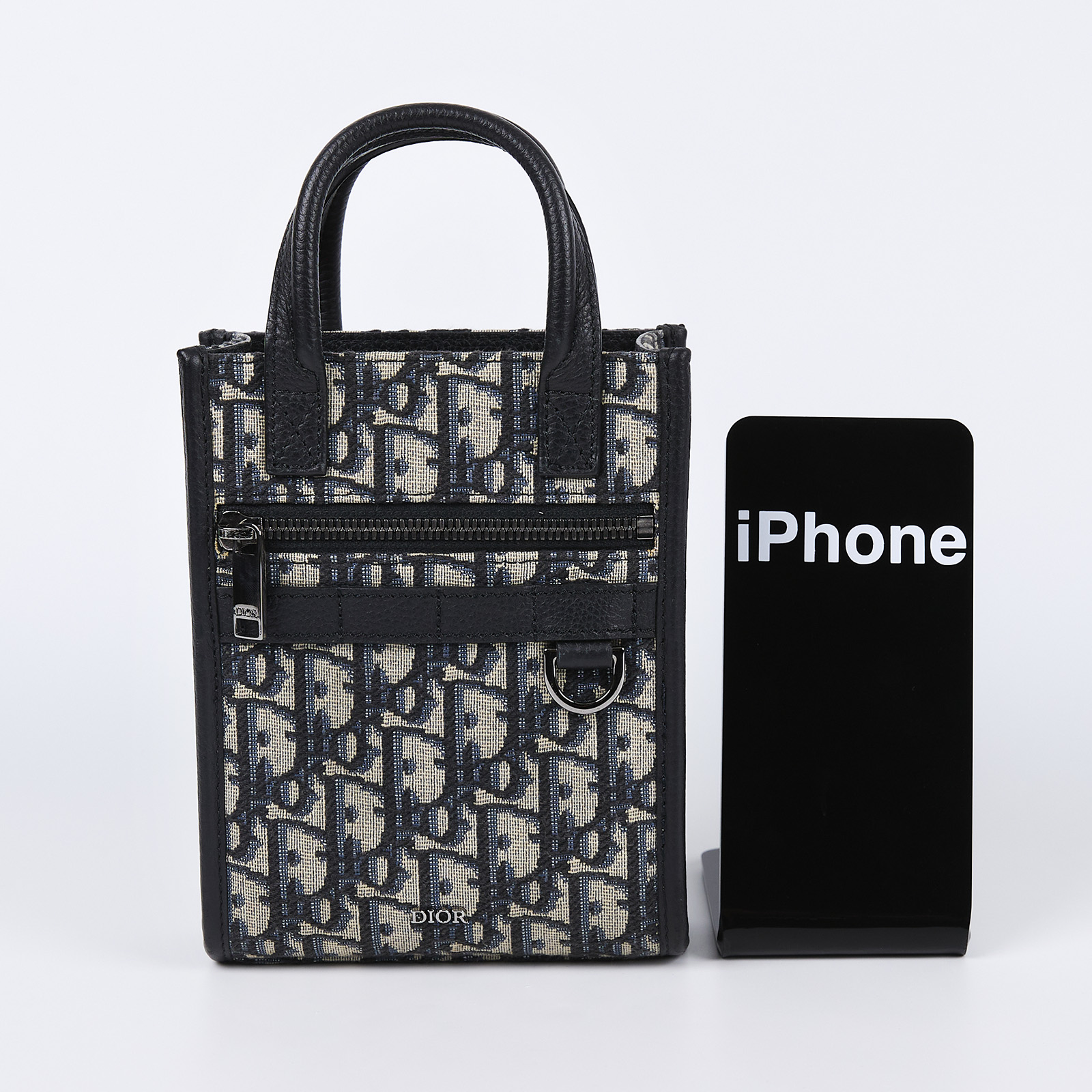 迪奧 CHRISTIAN DIOR Safari North-South 托特包 迷你 手機袋 2ESWS017YKY  原廠盒子/防塵袋/背帶/購買證明/發票