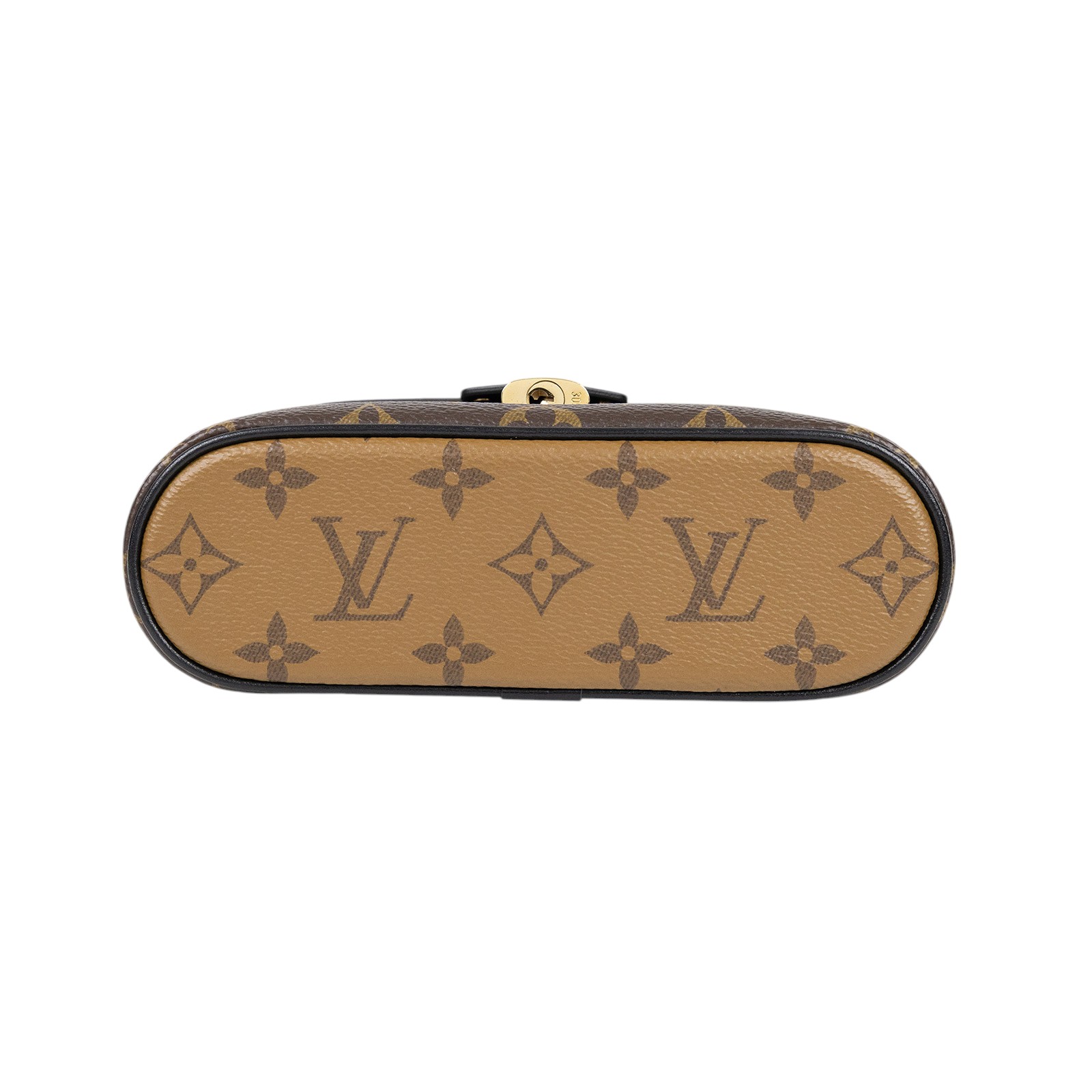 路易威登 LOUIS VUITTON Vanity Chain Pouch 肩背 手提 化妝箱 M47125 晶片款  原廠盒子/防塵袋/背帶2/鎖組/購買證明