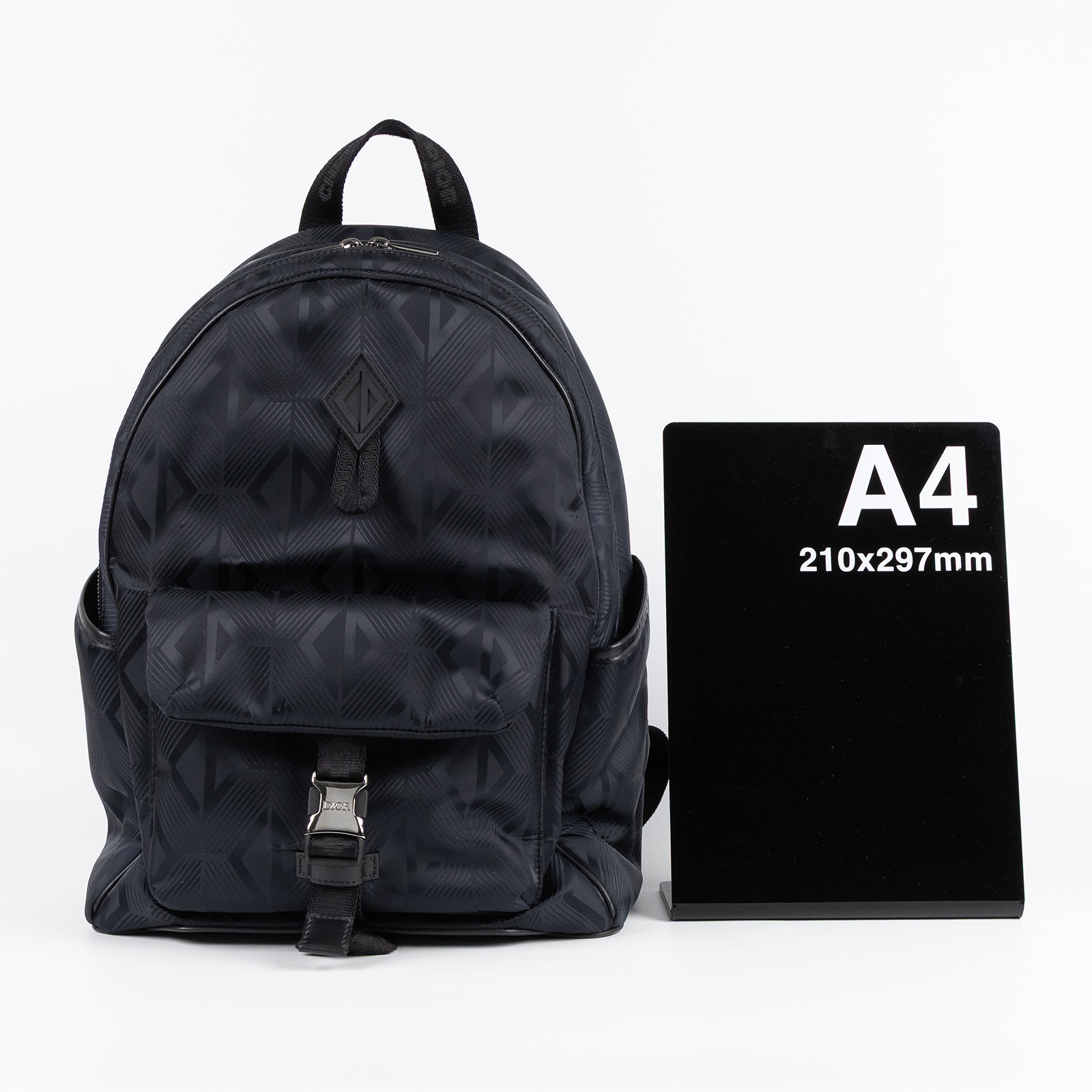 迪奧 CHRISTIAN DIOR Explorer Backpack 後背包 1ESBA012NCD 黑尼龍後背包 防塵袋