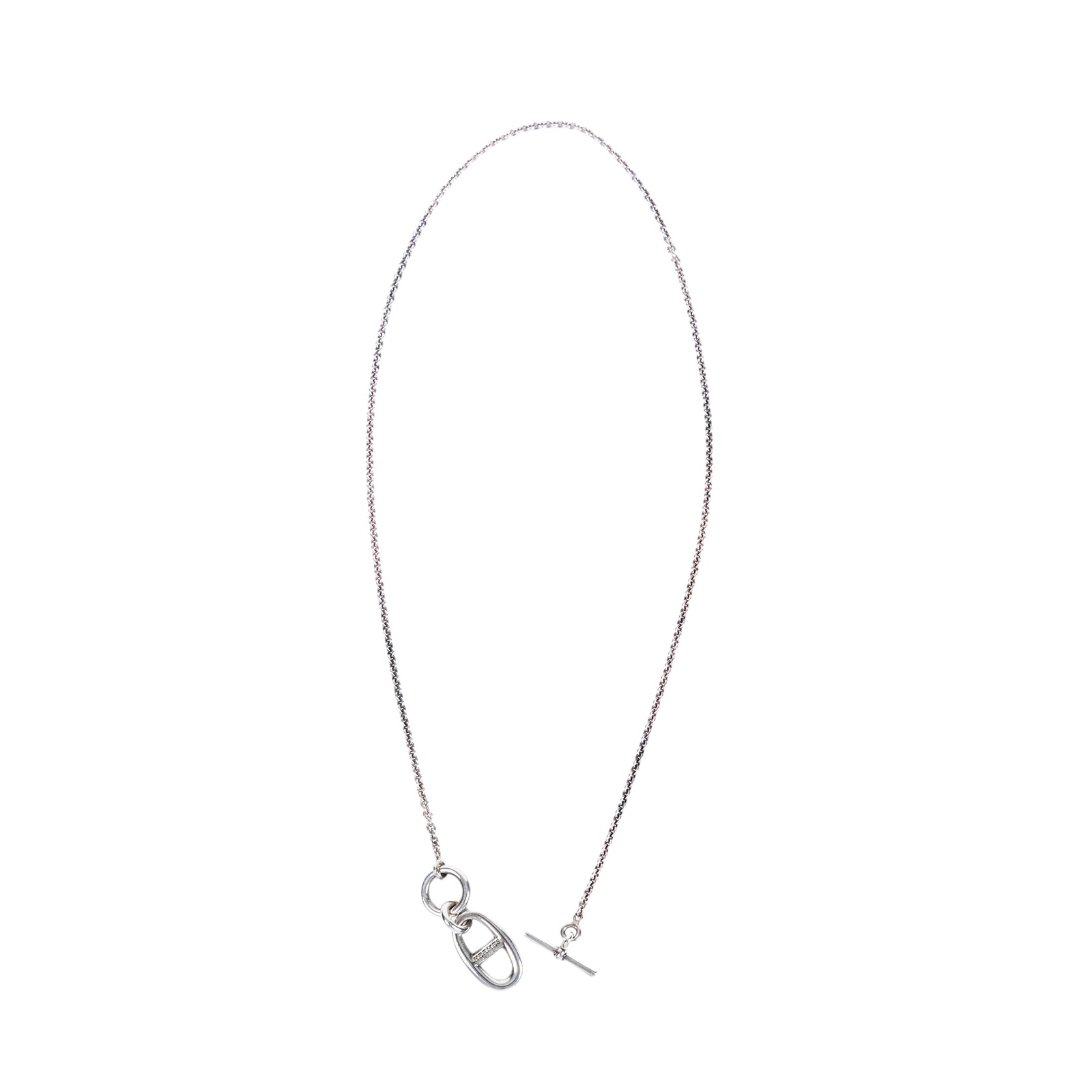 愛馬仕 Hermès Chaine dAncre 墜飾 H104141Bv00  豬鼻項鍊 原廠盒子