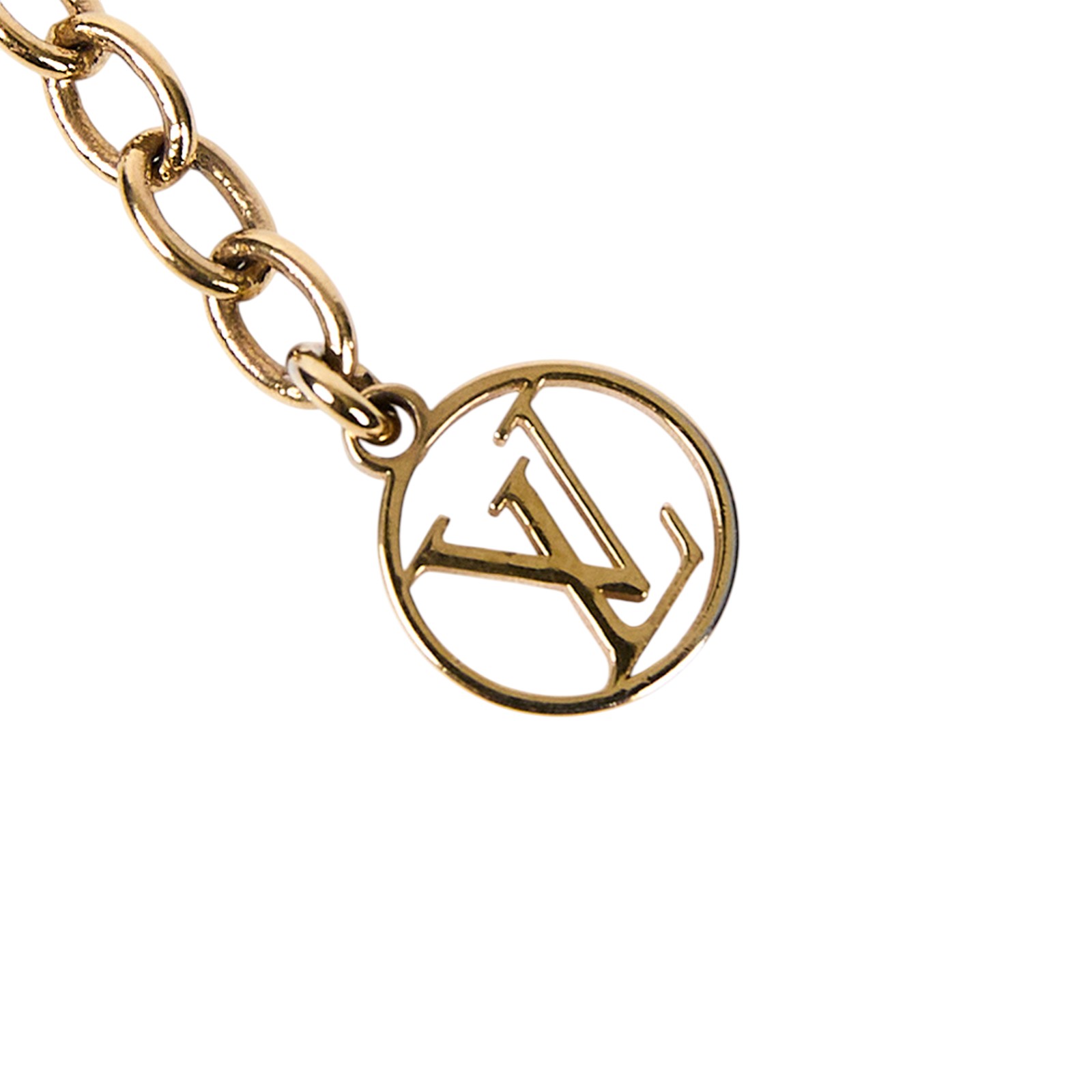 路易威登 LOUIS VUITTON Essential V 項鏈 金屬色 M61083 金色ESSENTIAL V項鍊 無附屬品