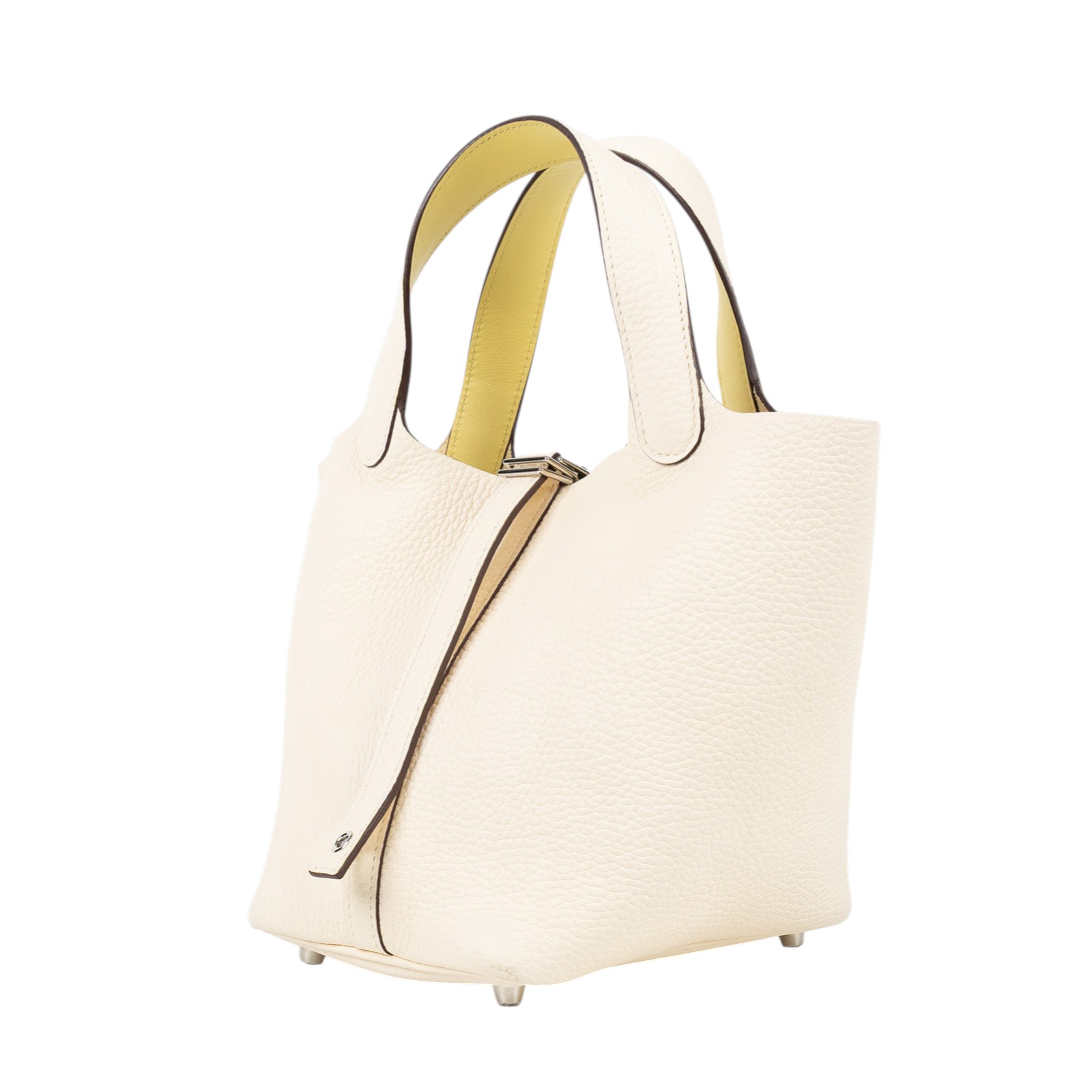 愛馬仕 Hermès Picotin Lock 18 菜籃子包 PT18 Z AM 002 UH Z刻 奶油白PICOTIN18 無附屬品