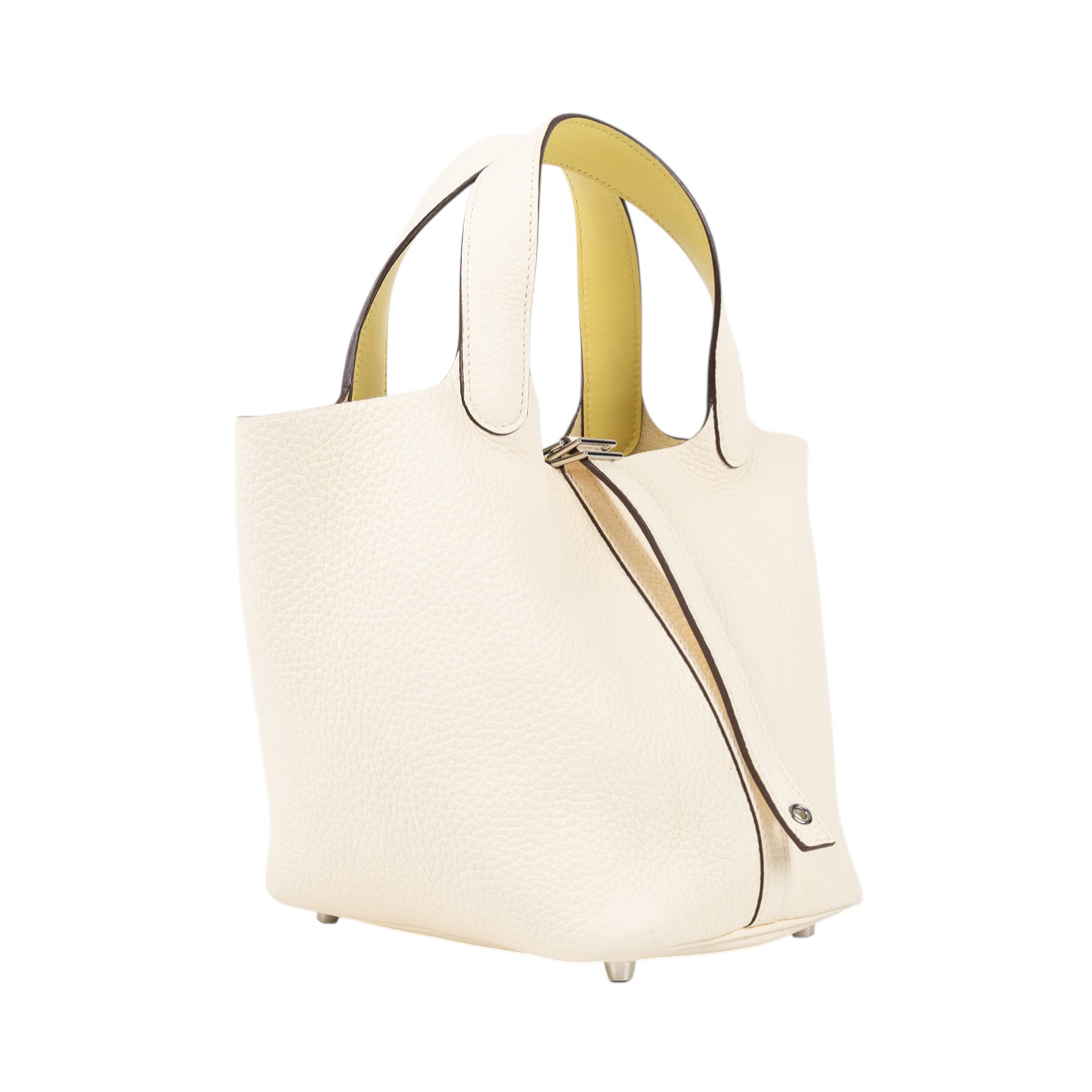 愛馬仕 Hermès Picotin Lock 18 菜籃子包 PT18 Z AM 002 UH Z刻 奶油白PICOTIN18 無附屬品