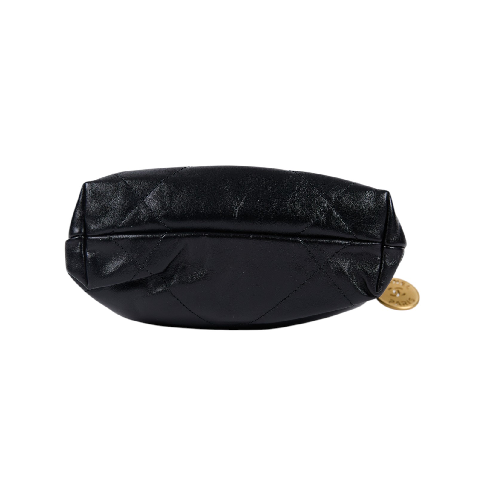 香奈兒 CHANEL 22 迷你 束口包 AS3980 晶片款 黑金22BAG MINI 原廠盒子/防塵袋/購買證明