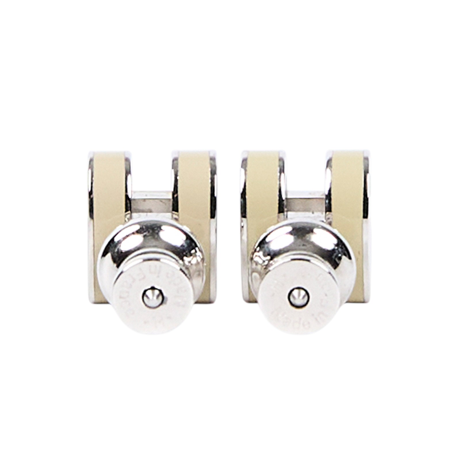 愛馬仕 Hermès Mini Pop H 耳釘 原野橙 H608002FP GD1200 灰綠MINI POP H 耳環 原廠盒子
