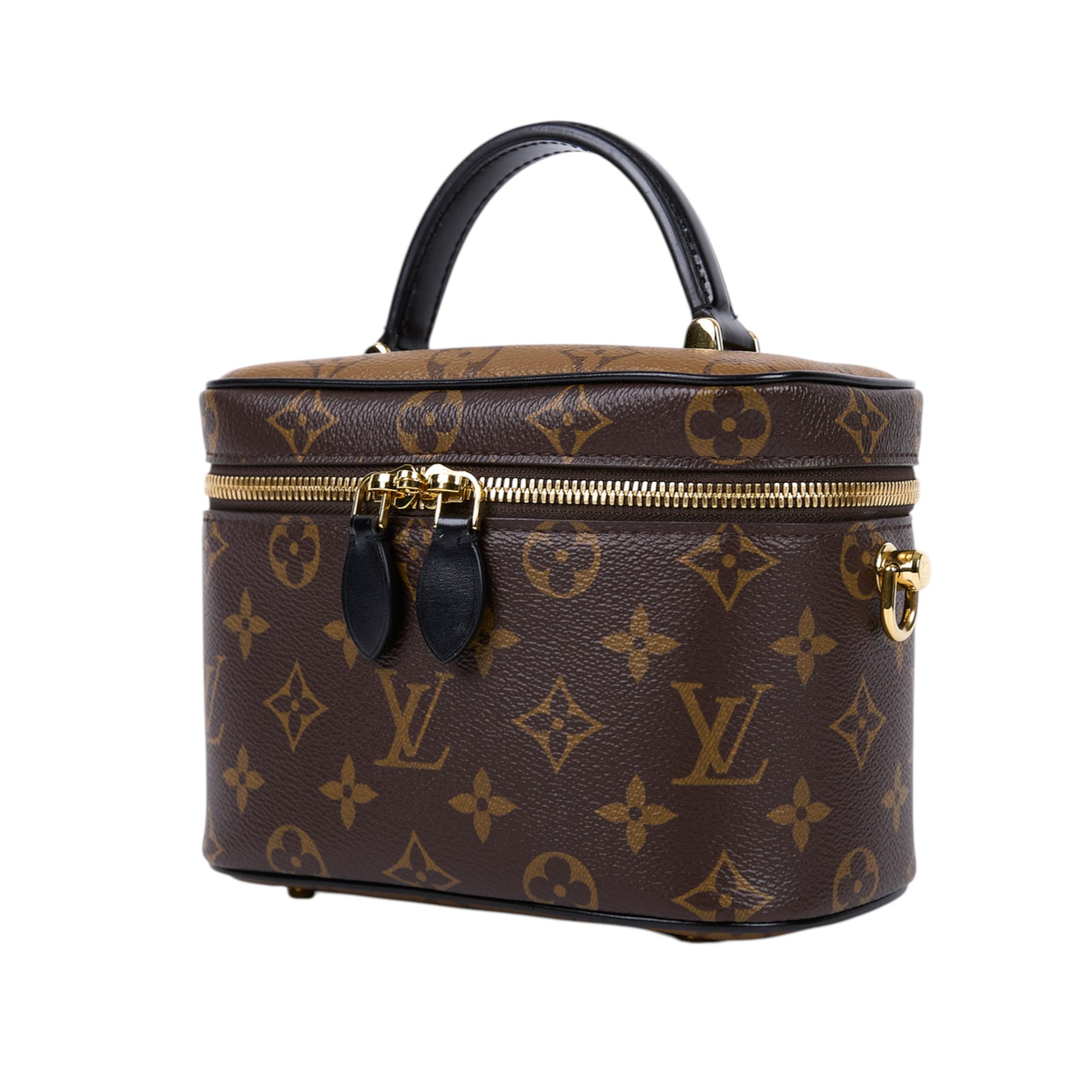 路易威登 LOUIS VUITTON Vanity PM 手提 斜背 化妝箱 M45165 晶片款 原花VANITY PM 防塵袋/背帶/鎖組/吊牌
