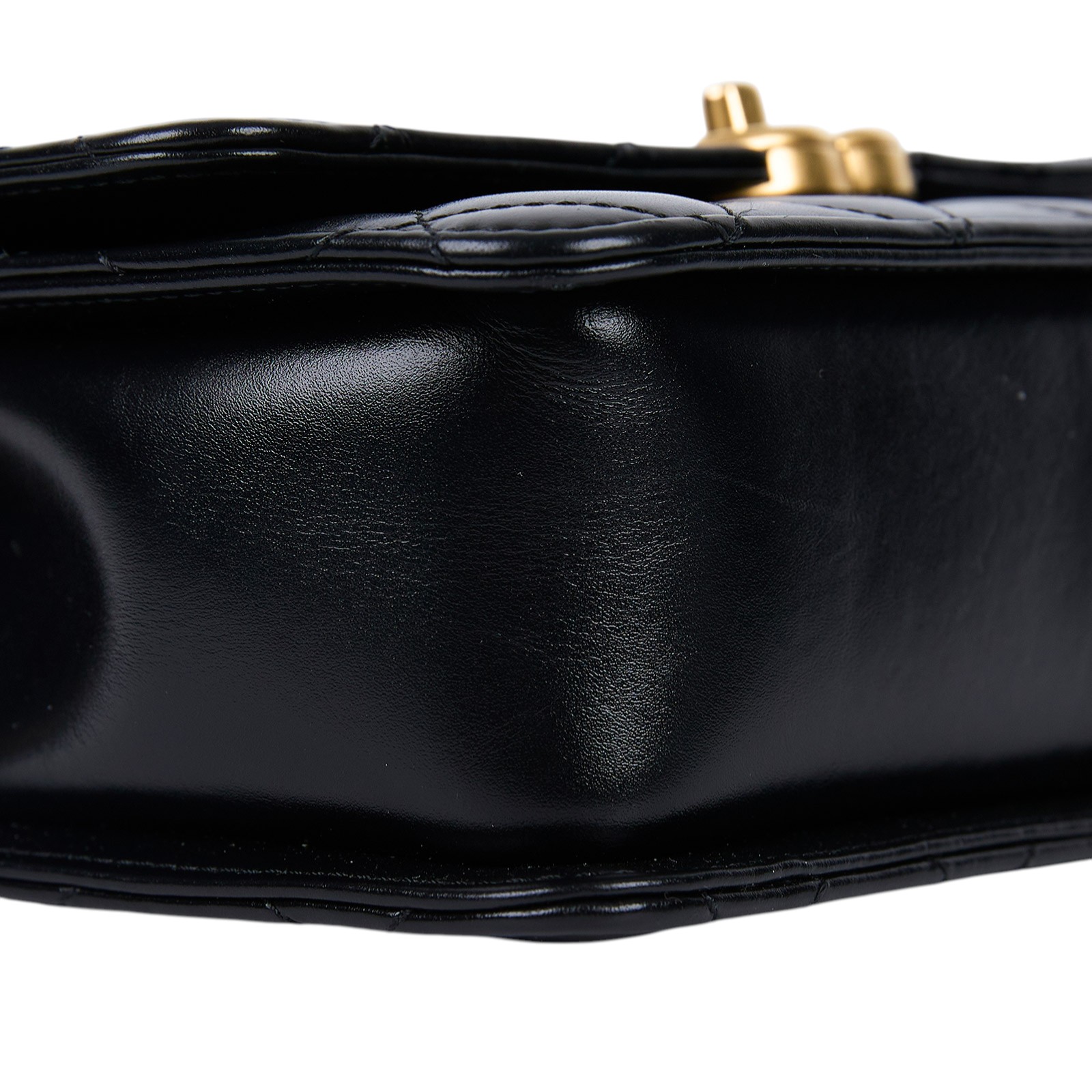 香奈兒 CHANEL 雙金珠 金球口蓋包 AS2649 B05973 晶片款 黑金牛雙金球掀蓋包 原廠盒子/防塵袋/購買證明/發票