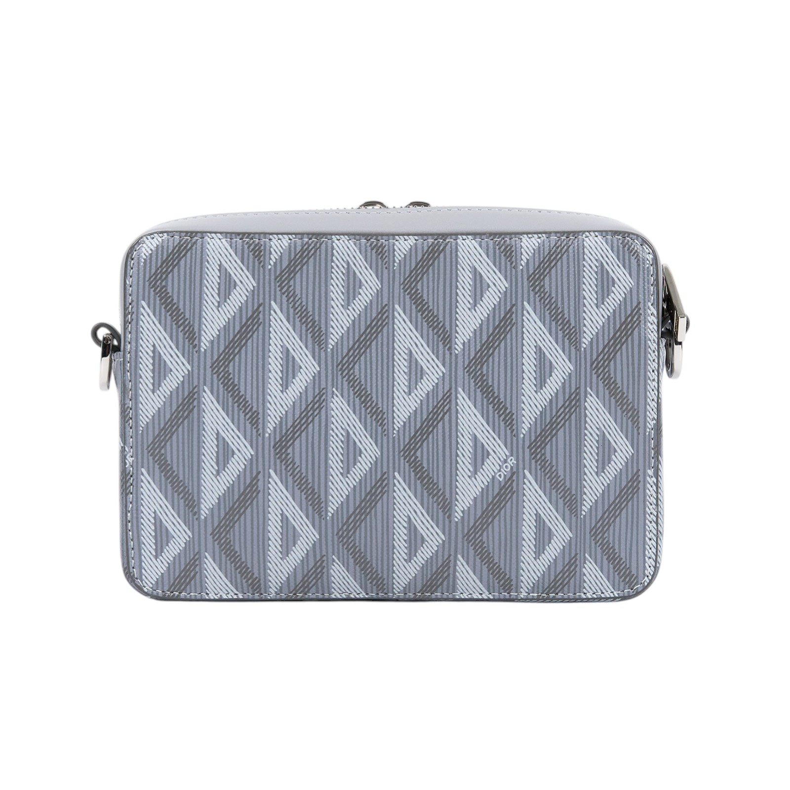 迪奧 CHRISTIAN DIOR CD Diamond Pouch Bag 斜背包 2ESBC119DCO 灰CC DIOAMON 相機包 防塵袋/背帶