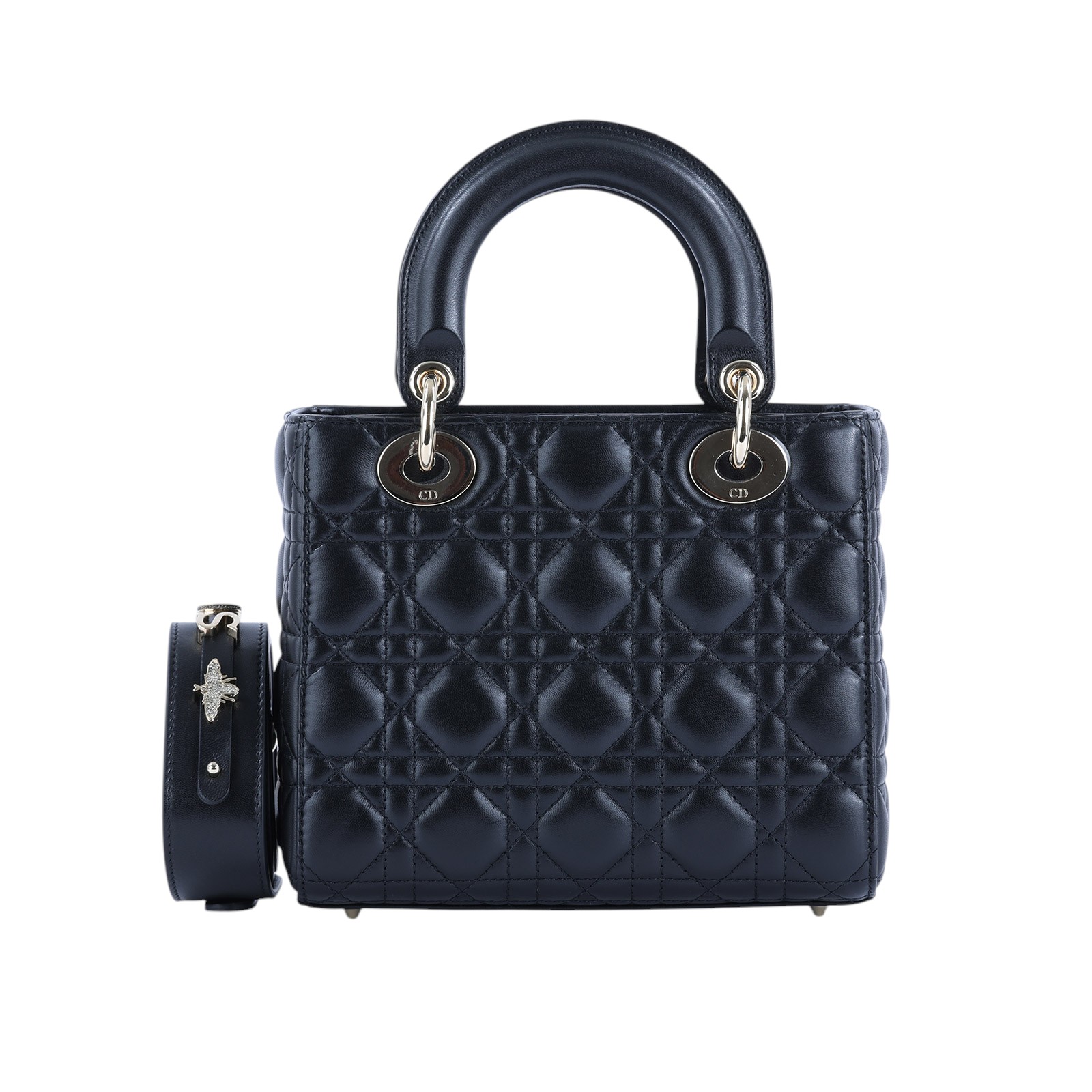 迪奧 CHRISTIAN DIOR Lady Dior My ABCDior 小型 肩背 手提包 羊皮 M0538ONGE  原廠盒子/防塵袋/背帶/購買證明