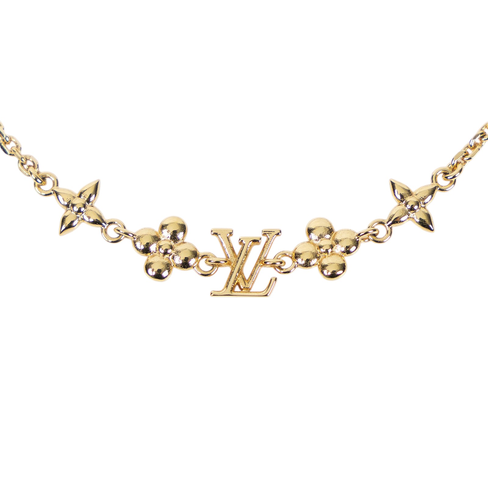 路易威登 LOUIS VUITTON Baby Louise Bracelet S00 手鍊 M1525A 金LOGO手鍊 原廠盒子/防塵袋