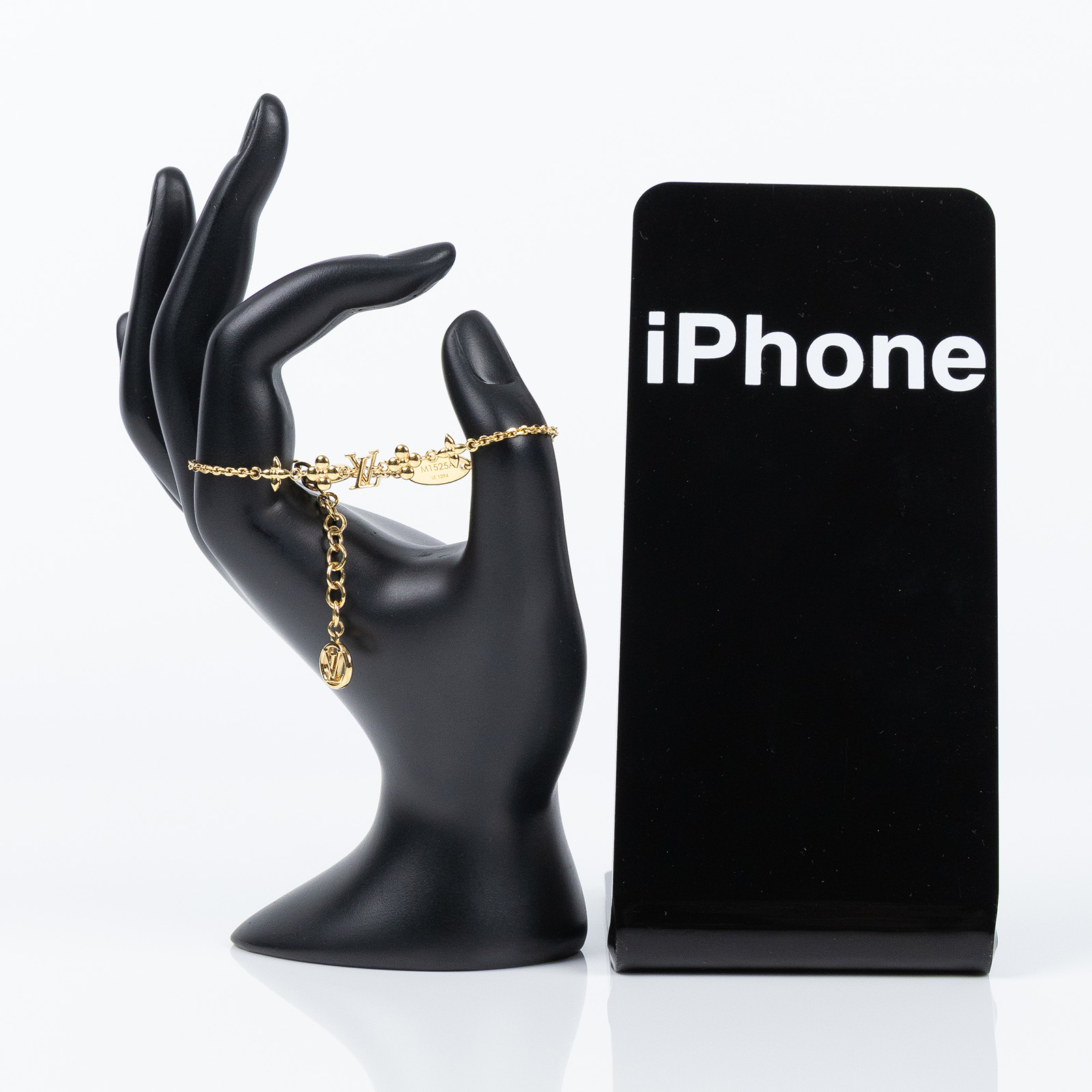 路易威登 LOUIS VUITTON Baby Louise Bracelet S00 手鍊 M1525A 金LOGO手鍊 原廠盒子/防塵袋