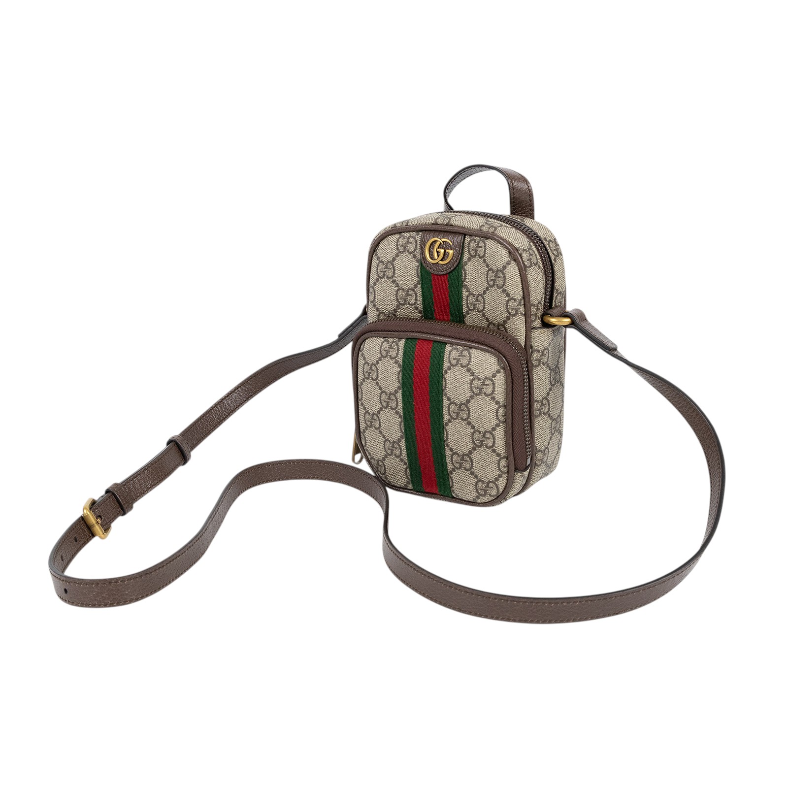 古馳 GUCCI Ophidia 肩背 手機包 671682 96IUT 原花Ophidia 肩背包 mini 原廠盒子/防塵袋/購買證明