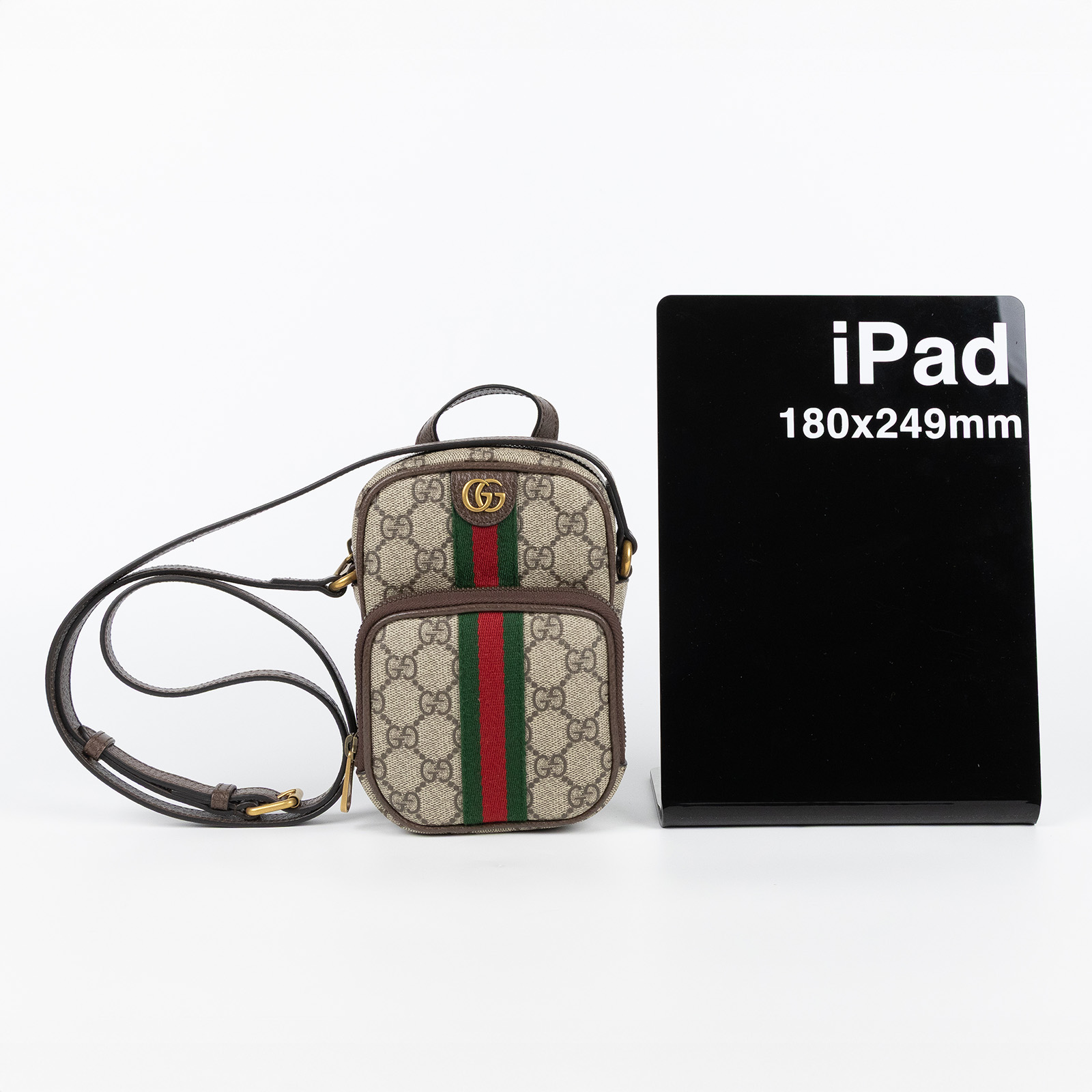 古馳 GUCCI Ophidia 肩背 手機包 671682 96IUT 原花Ophidia 肩背包 mini 原廠盒子/防塵袋/購買證明